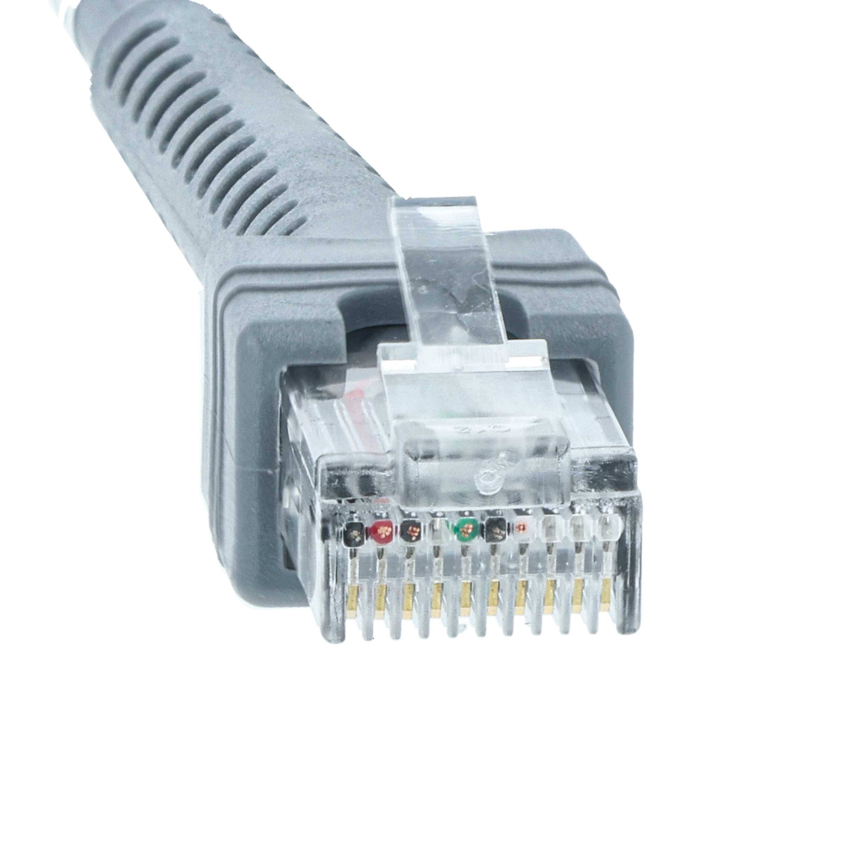 vhbw Datenkabel USB 2.0 Stecker auf RJ45 Stecker kompatibel mit Zebra DS2208, DS3400, DS3408, DS3508, DS3578-3