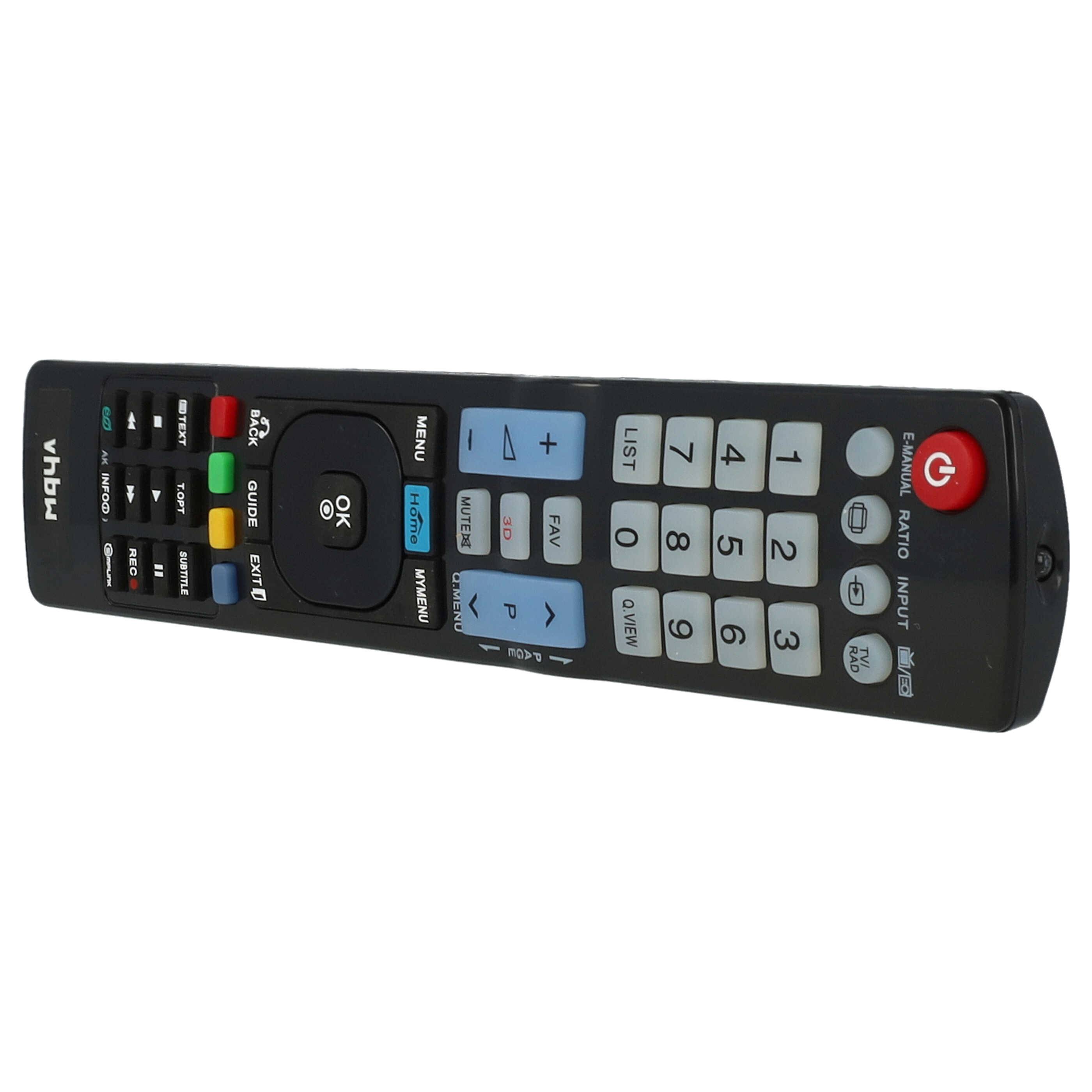 vhbw Fernbedienung kompatibel mit LG 32LM6200 | 42LM7600, 42LM6700, 42LM6410, 42LM6200, 32LM6400, 32LM6410 Fernseher, TV-1