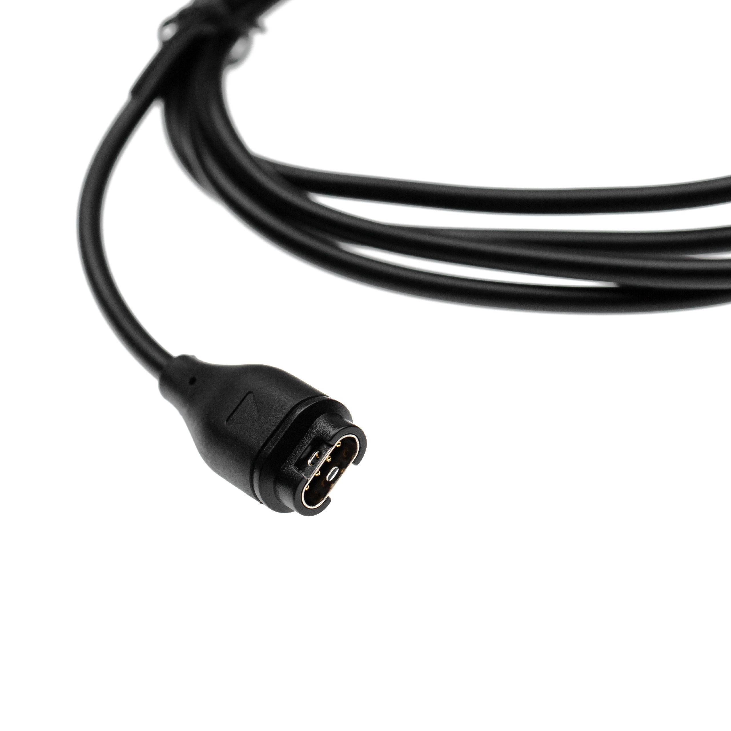 vhbw USB Ladekabel kompatibel mit Garmin Vivoactive 3 | 4, 3 Music, 3 Trainer, 4S Smartwatch, Fitnesstracker --2