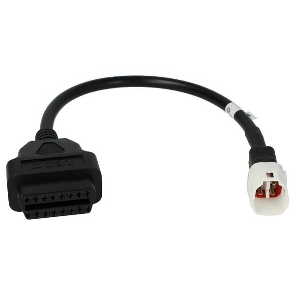 vhbw OBD Adapter OBD2 4Pin auf OBD2 16Pin kompatibel mit Suzuki TL 1000 S / R (1997 - 2000) Motorrad, Roller - 30 cm