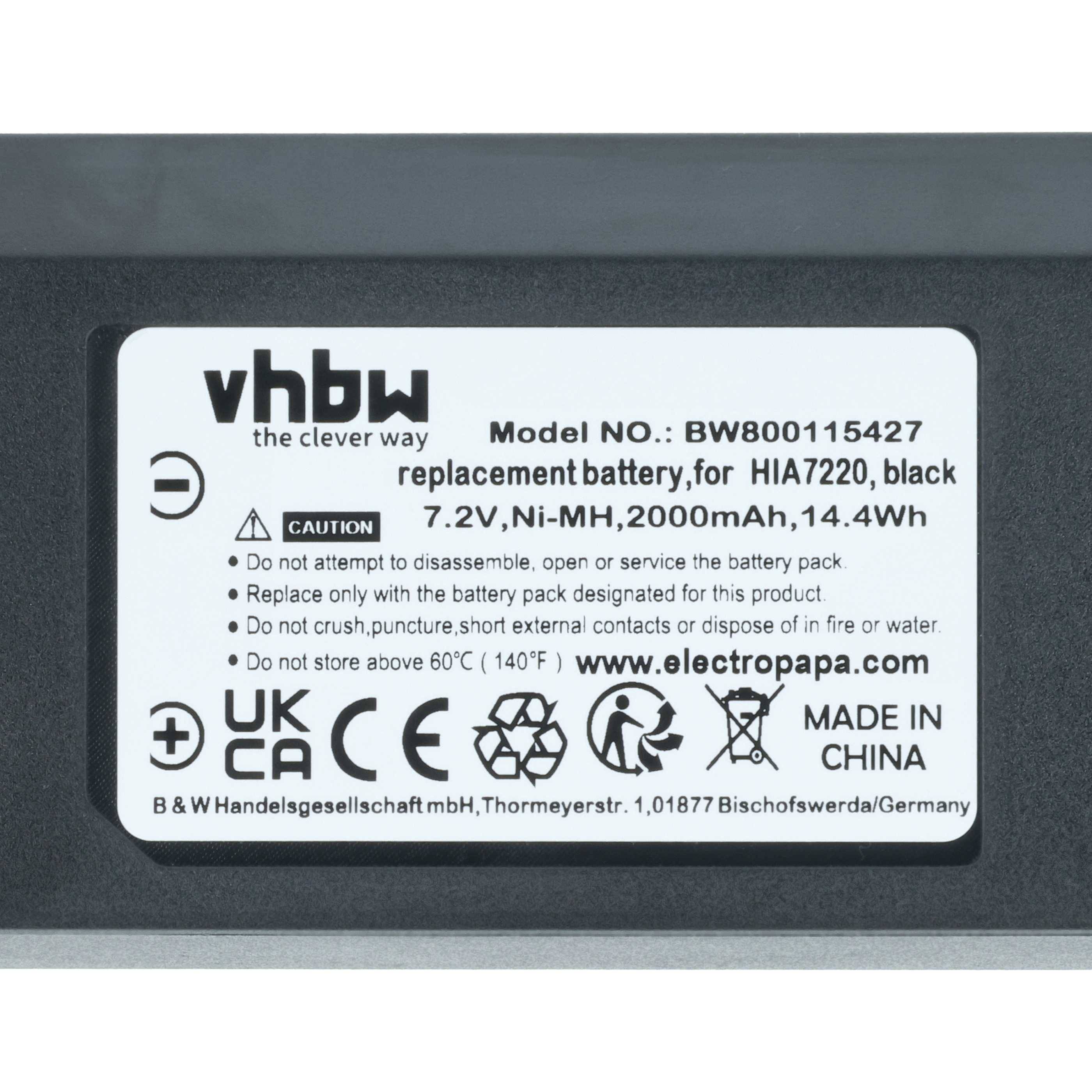 vhbw Akku kompatibel mit Hiab Hi Drive 4000 ET | Olsberg DOH116A, Olsberg Industrie-Funkfernsteuerung Fernbedienung-3