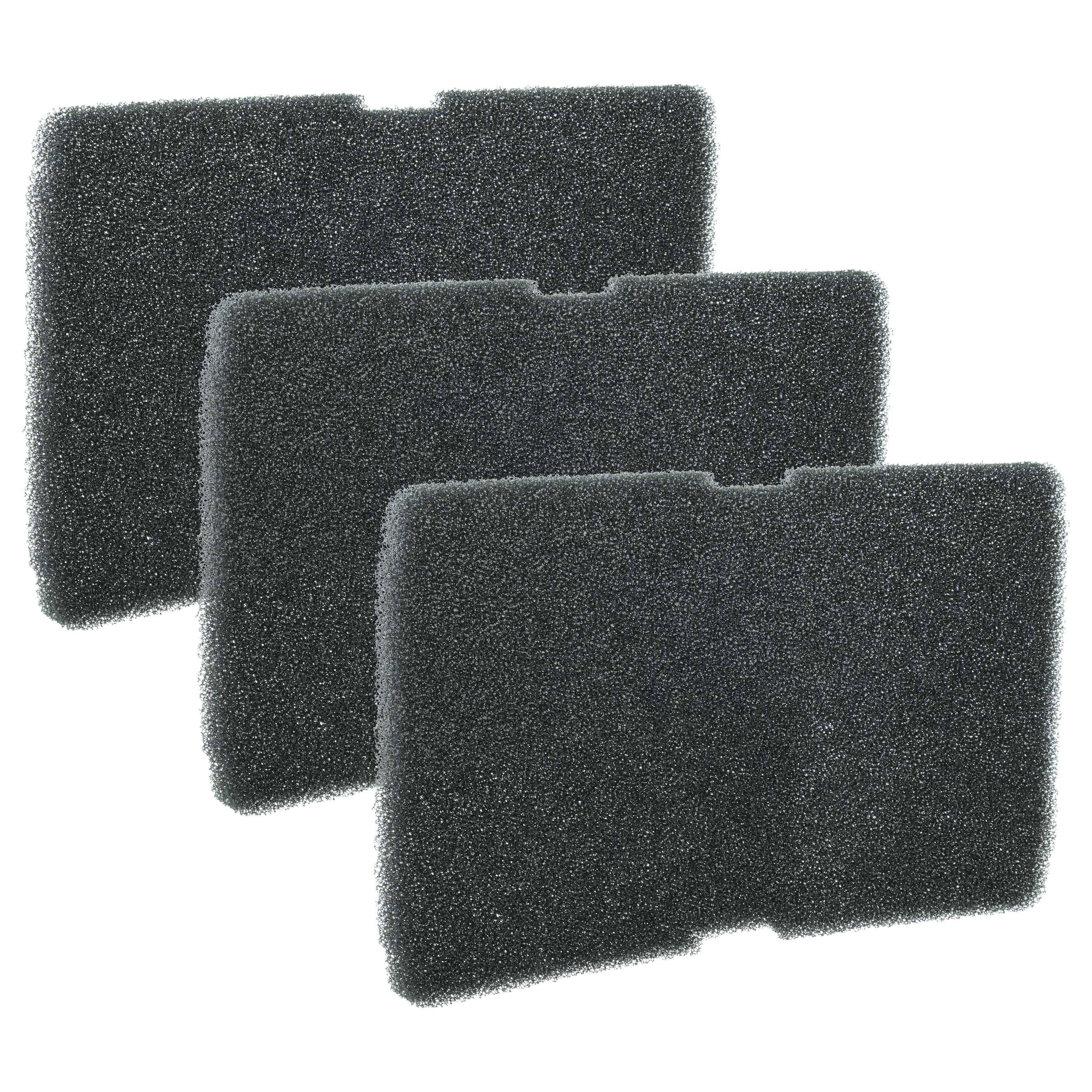 vhbw 3x Schwammfilter kompatibel mit Arcelik 3883KT-TUR B1 HP A | 3885KR-TUR BR1 HP A Wäschetrockner - Ersatzfilter-Set-0