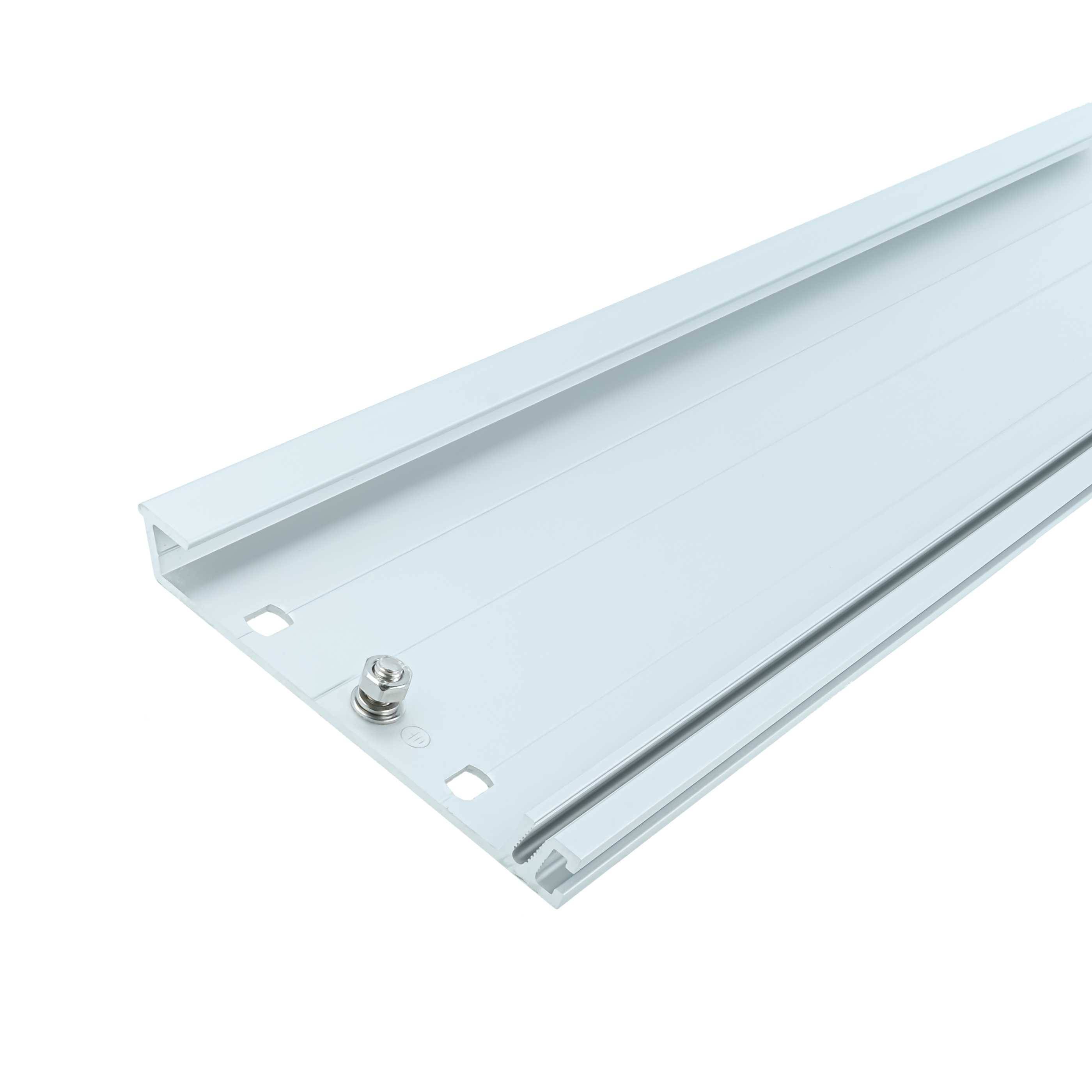 vhbw Profilschiene Ersatz für Siemens 6ES7390-1AE80-0AA0 | für Automatisierungssysteme - Aluminium, 480 x 123 x 15 mm-3