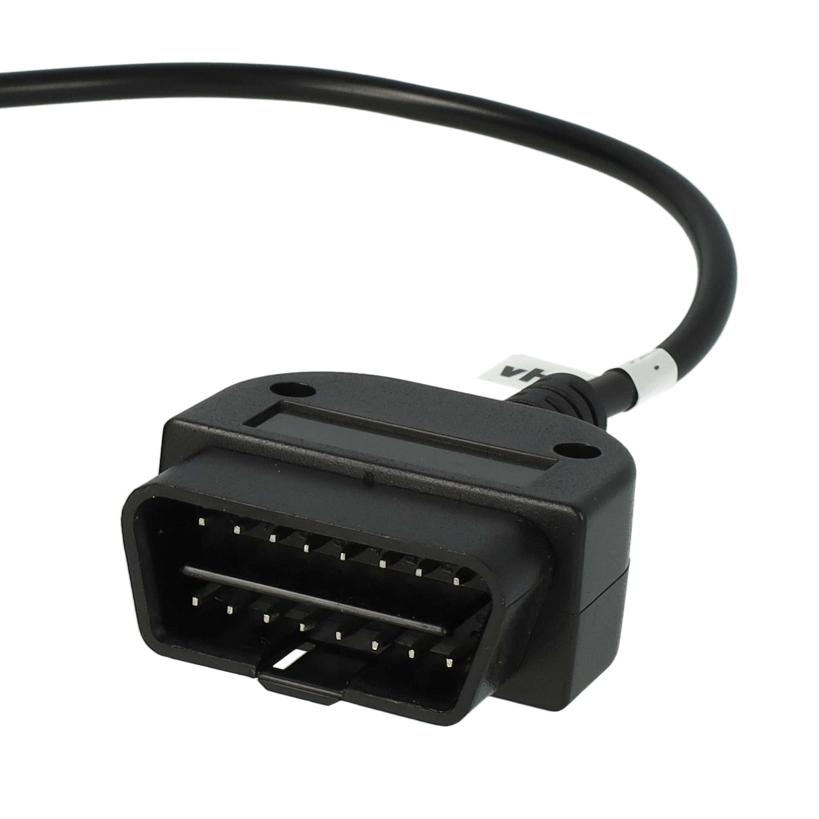 vhbw OBD2 Service Rücksteller kompatibel mit BMW E38 | E39 - Öl Inspektion Wartung Resetter Schwarz (ab Bj. 2001, ohne-4