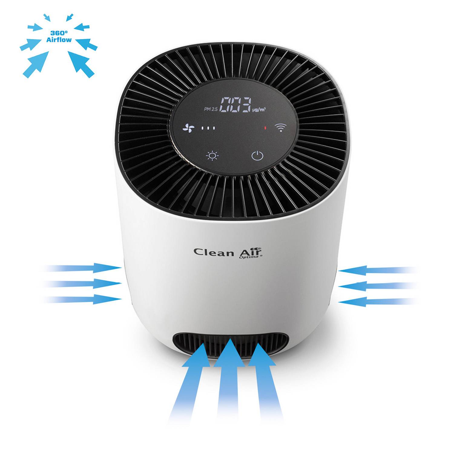 Clean Air Optima CA-502 Desktop Smart - HEPA UV-LED Ionisator Luftreiniger - Geeignet für Räume bis: 20m² / 50m³-3