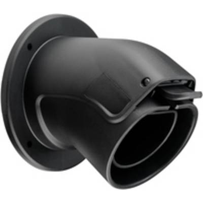 Goobay 61142 Abgewinkelte Wandhalterung Typ 2 Ladekabel Hybrid & E-Auto Stecker Halterung für Wallbox, Wand Kabelhalter-0