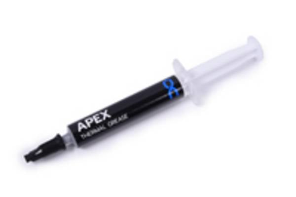 Alphacool Apex 17W/mK Thermal grease 4g, Thermisches Schmierfett, 17 W/m·K, 3,2 g/cm³, Grau, 4 g, 1 Stück(e)