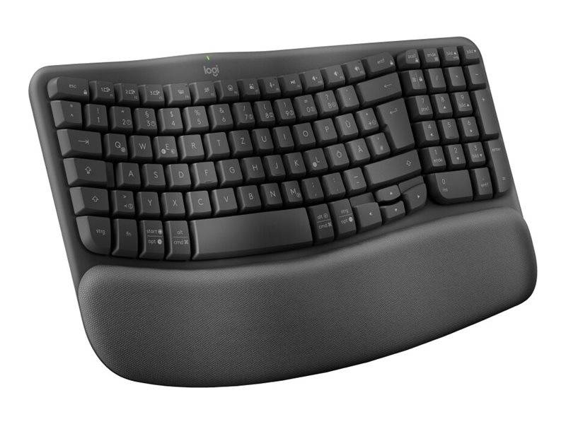 Logitech Ergo Series - Tastatur - kabellos - 2.4 GHz, Bluetooth LE-4