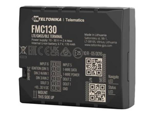 Teltonika FMC130 - GPS/GLONASS/GALILEO/BeiDou/QZSS Tracking-Gerät