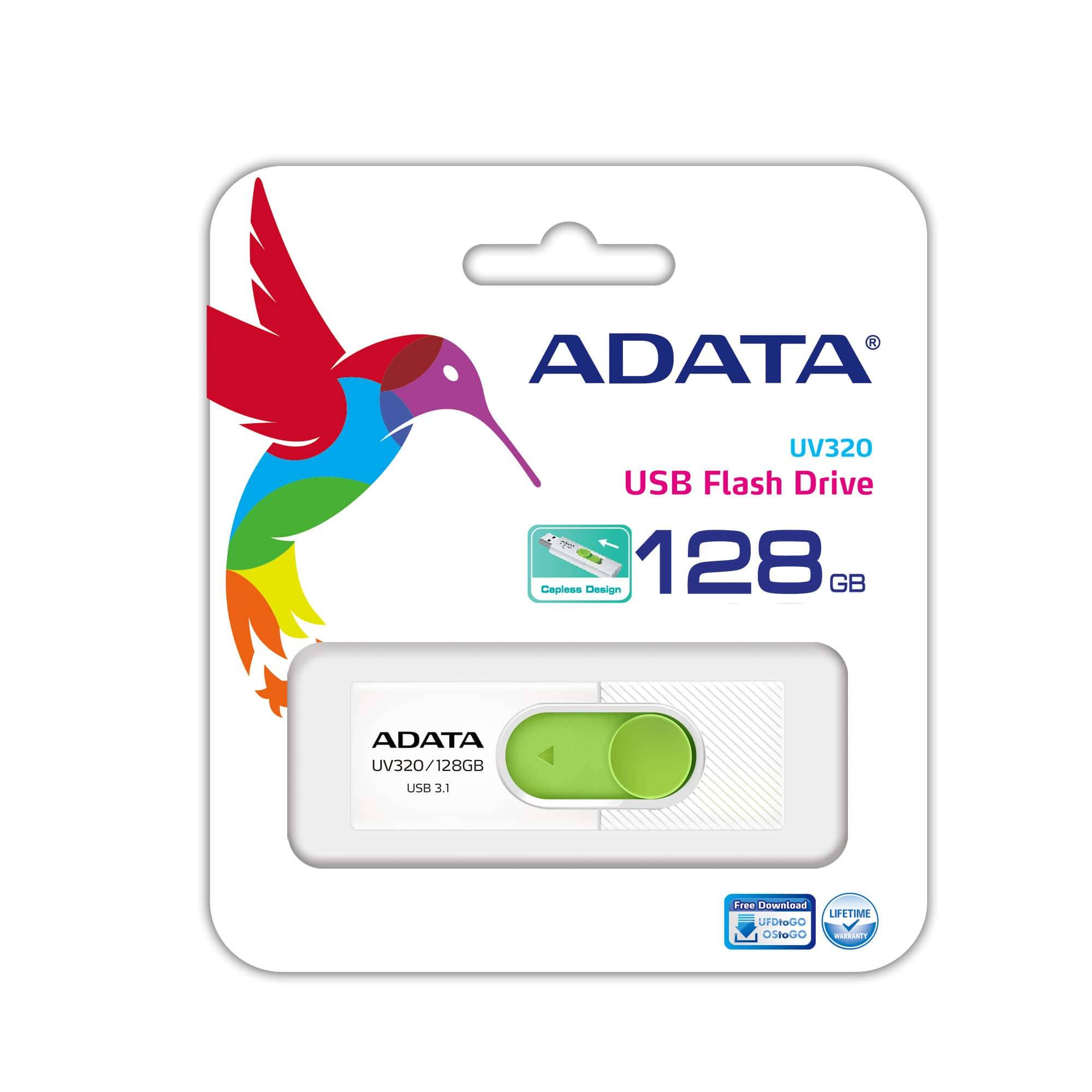 ADATA UV320 - USB-Flash-Laufwerk - 128 GB - USB 3.1-2