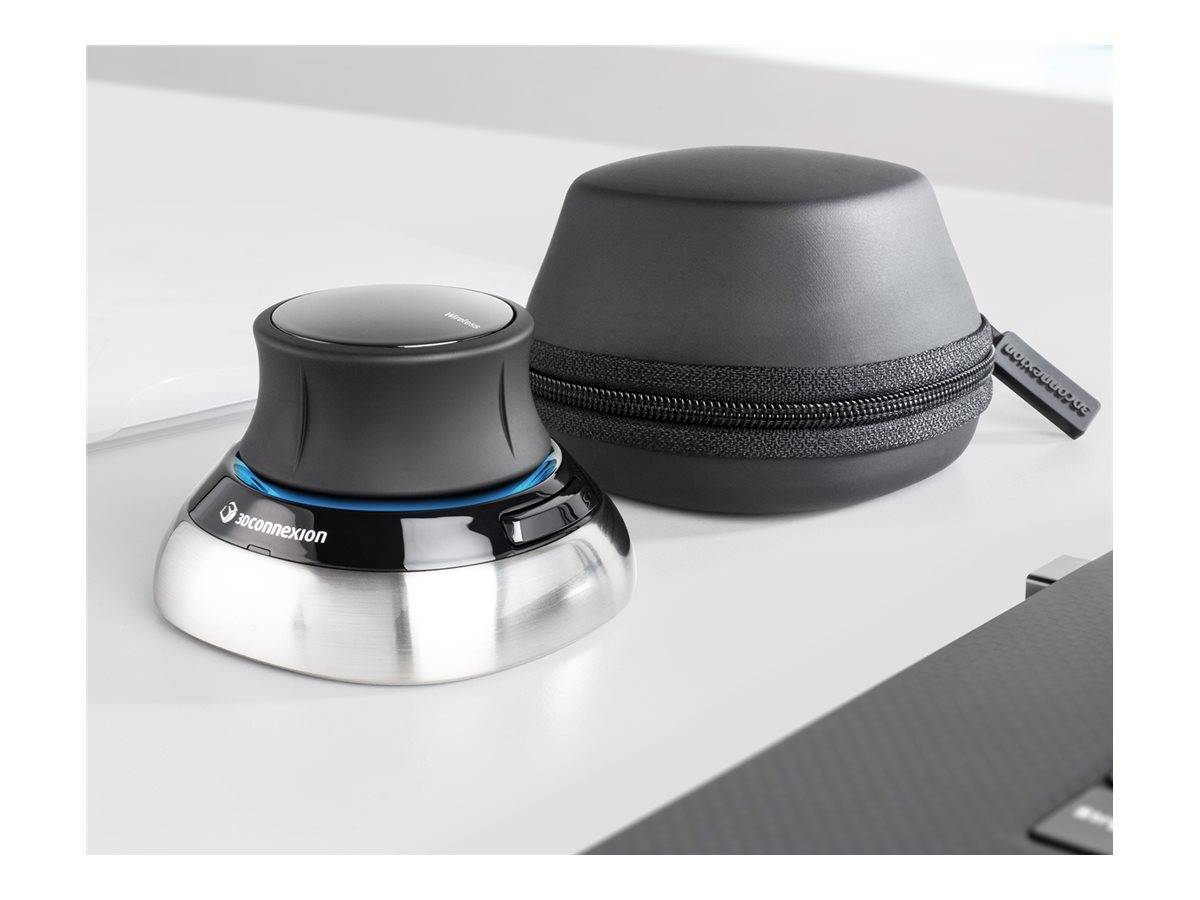 3Dconnexion SpaceMouse Wireless - 3D-Maus - 2 Tasten-3