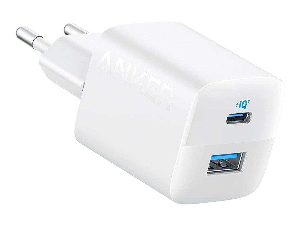 Anker 323 Dual-Port 33W Charger (EU Plug, weiß)-0