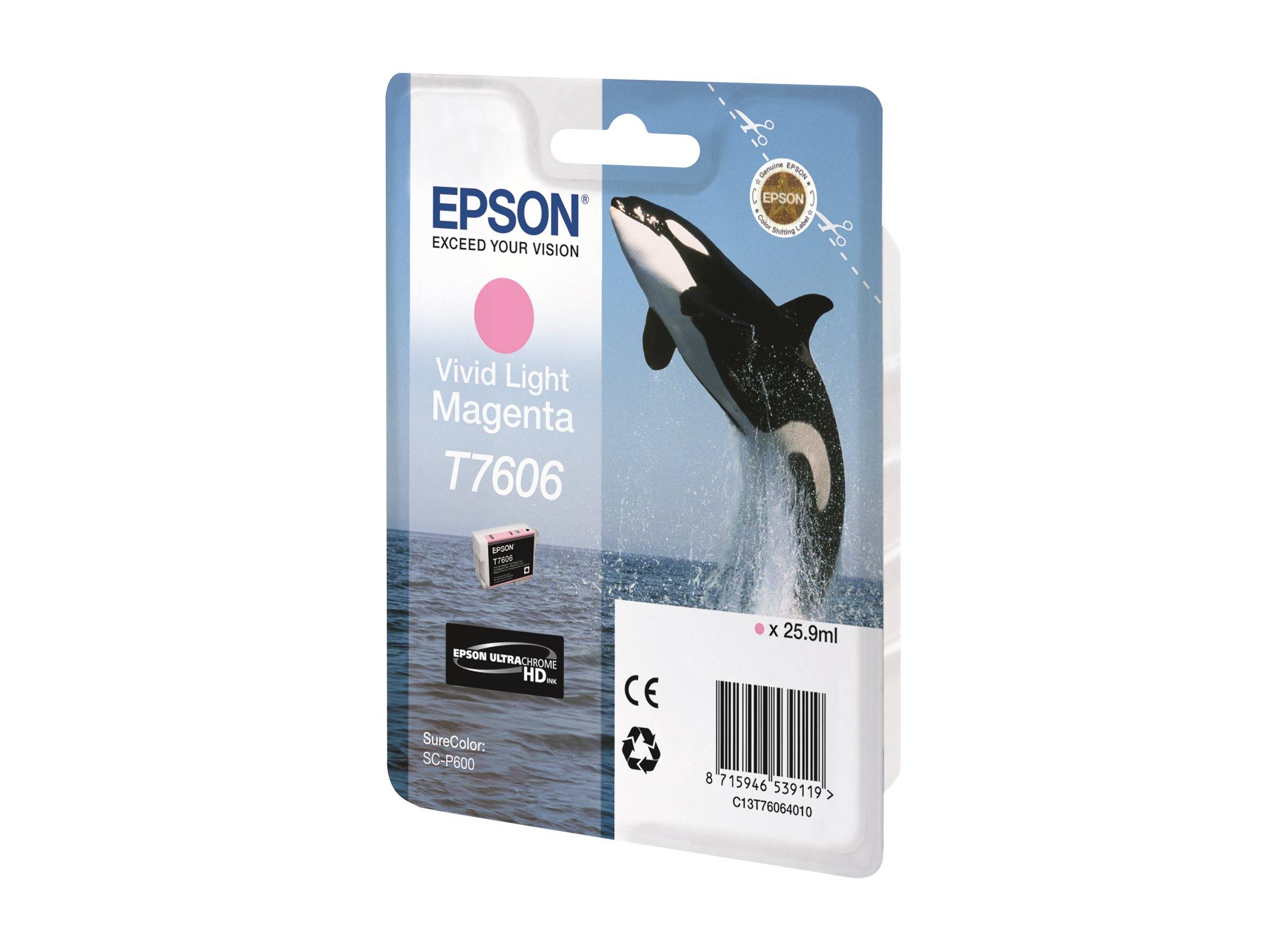 Epson T7606 - 25.9 ml - Vivid Light Magenta - original-0