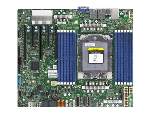 SUPERMICRO H13SSL-NT - Motherboard - ATX - AMD keine CPU - Socket SP5 - USB 3.0 - 2 x 10 Gigabit LAN - Onboard-Grafik (C-0