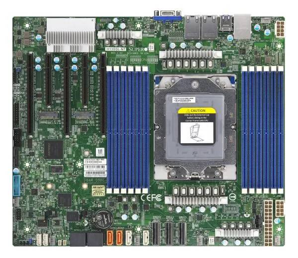 SUPERMICRO H13SSL-NT - Motherboard - ATX - AMD keine CPU - Socket SP5 - USB 3.0 - 2 x 10 Gigabit LAN - Onboard-Grafik (C-1