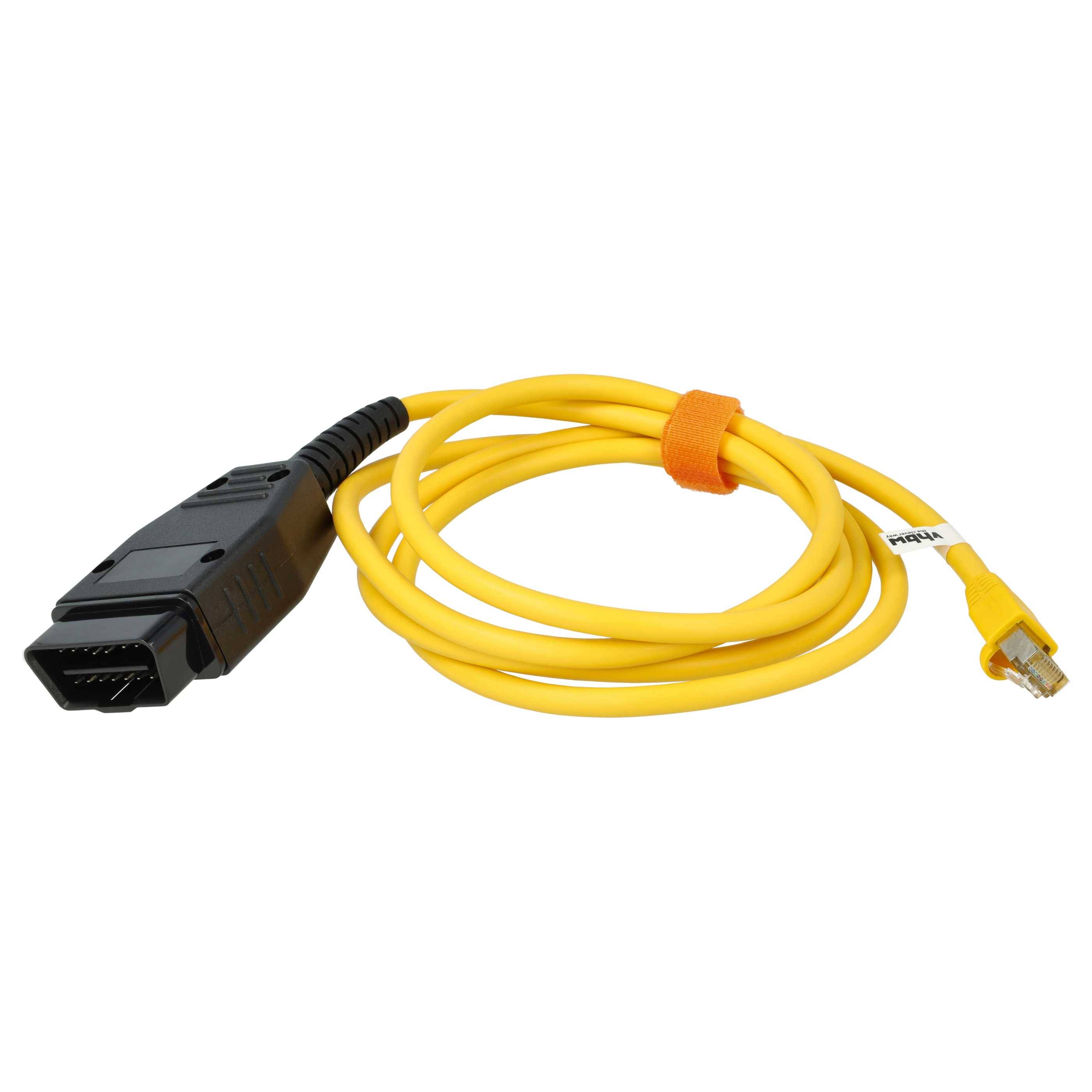 vhbw OBD Adapter 16 Pin OBD2 Buchse auf RJ45 Stecker kompatibel mit BMW 6er Serie F06, F12, F13 Auto, PKW, Motorrad --3