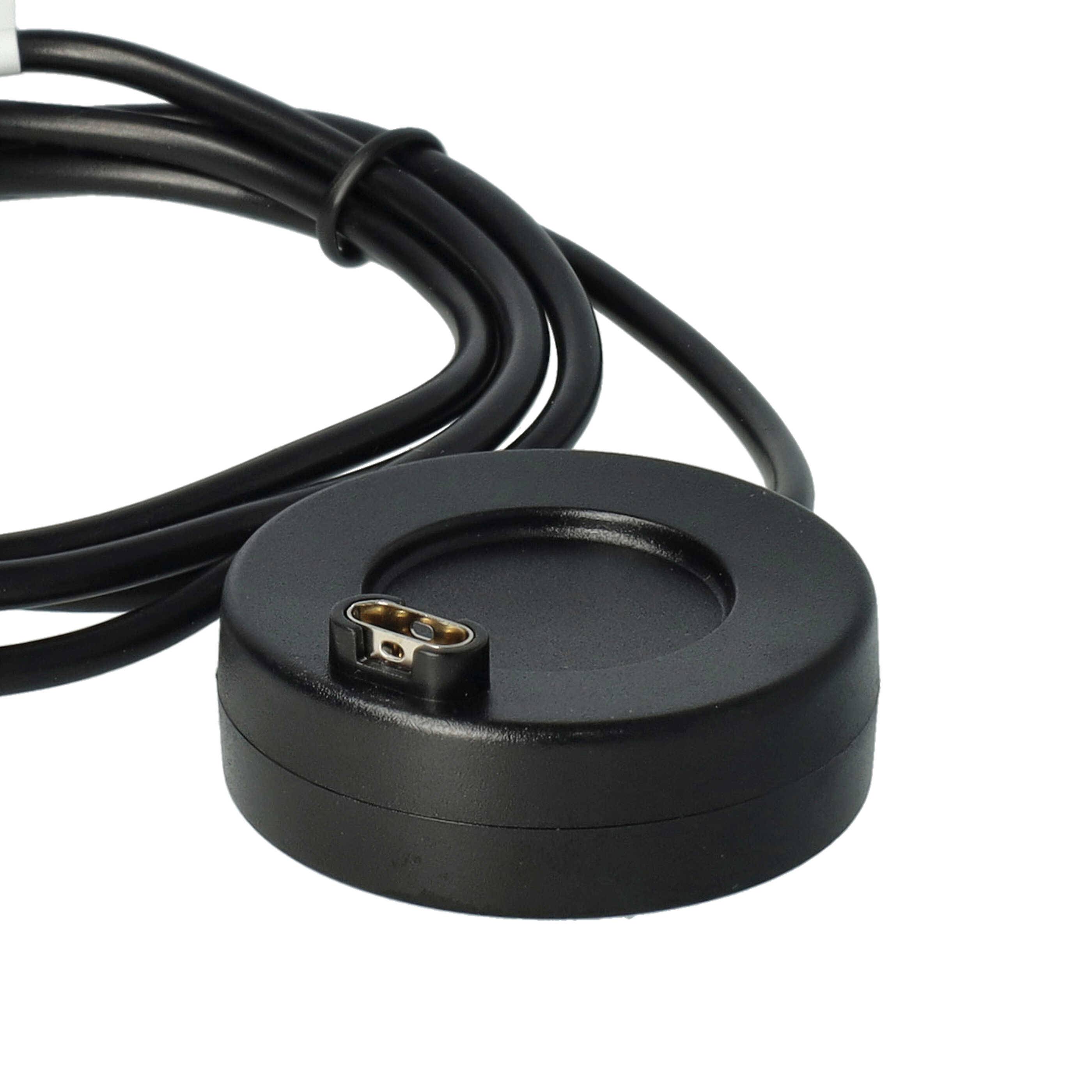 vhbw USB-Ladestation kompatibel mit Garmin Forerunner 245M | 255 Music, 255 Smartwatch - Ladeschale mit Aufladekabel-4
