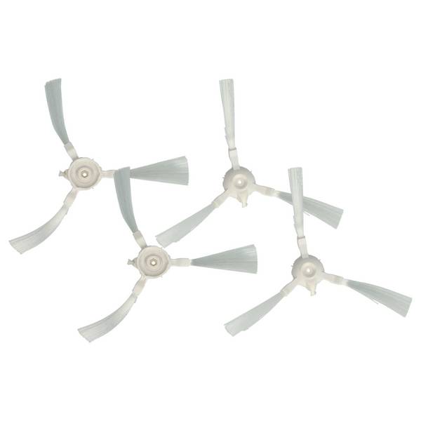 vhbw 4x Seitenbürste kompatibel mit Rowenta Smart Force Essential Aqua RR6971WH Saugroboter - Reinigungsbürsten Set
