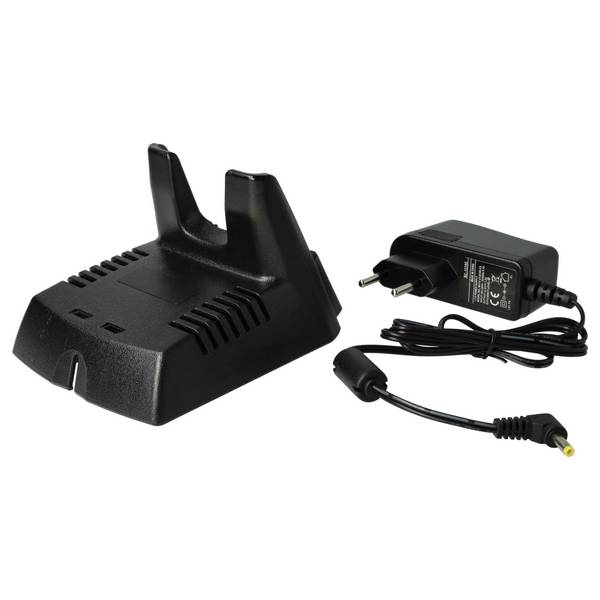 vhbw Ladegerät kompatibel mit Vertex VX-800U | VX-800, VX-800V Funkgerät-Akkus - Ladestation + Netzteil, 7,2 V, 0,4 A