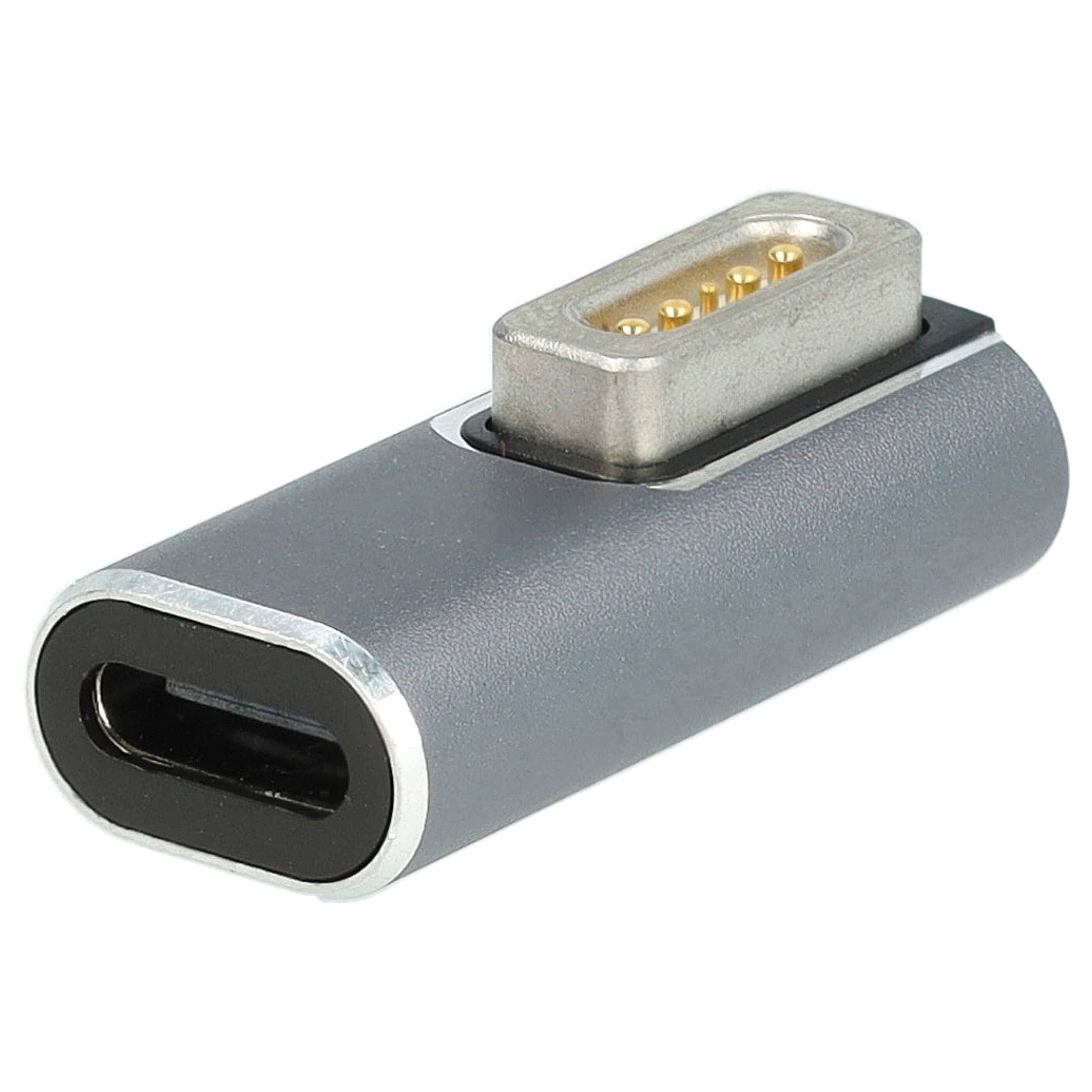 vhbw Adapter USB Typ C auf MagSafe 1 kompatibel mit Apple A1224 | A1185, A1242, A1237, A1181, A1184 Notebook, Laptop - 2-0