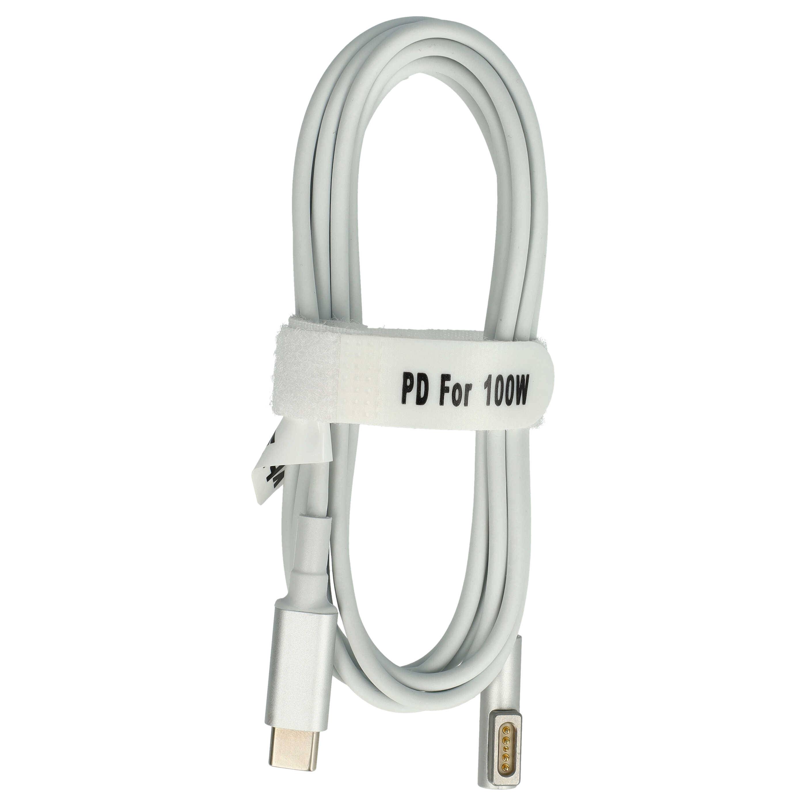 vhbw Adapterkabel USB Typ C auf MagSafe 1 kompatibel mit Apple MB063LL/B | MB118CH/A, MB240CH/A Notebook, Laptop - 175-0
