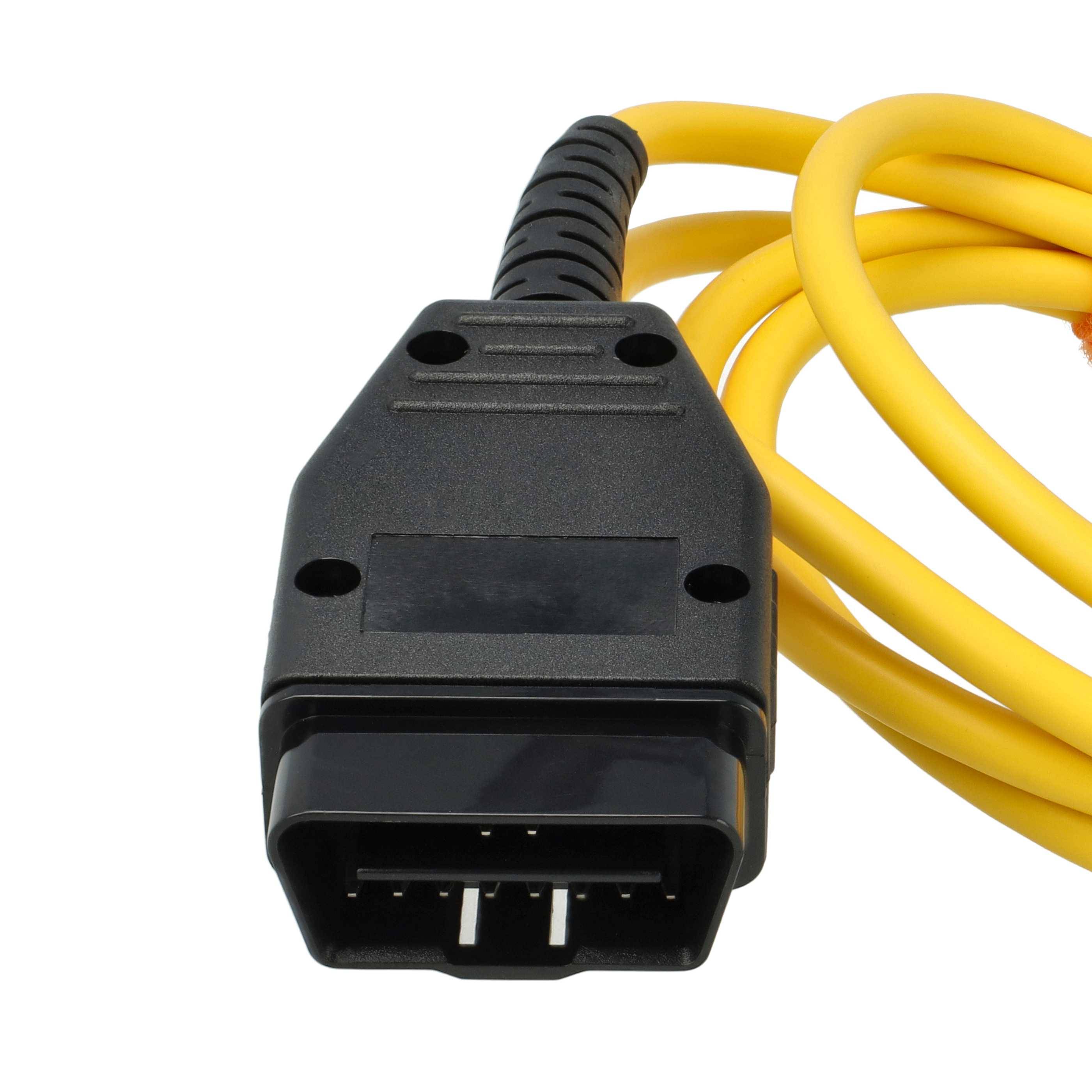 vhbw OBD Adapter 16 Pin OBD2 Buchse auf RJ45 Stecker kompatibel mit BMW 1er Serie F45, F46, F20, F21, F44 Auto, PKW-4