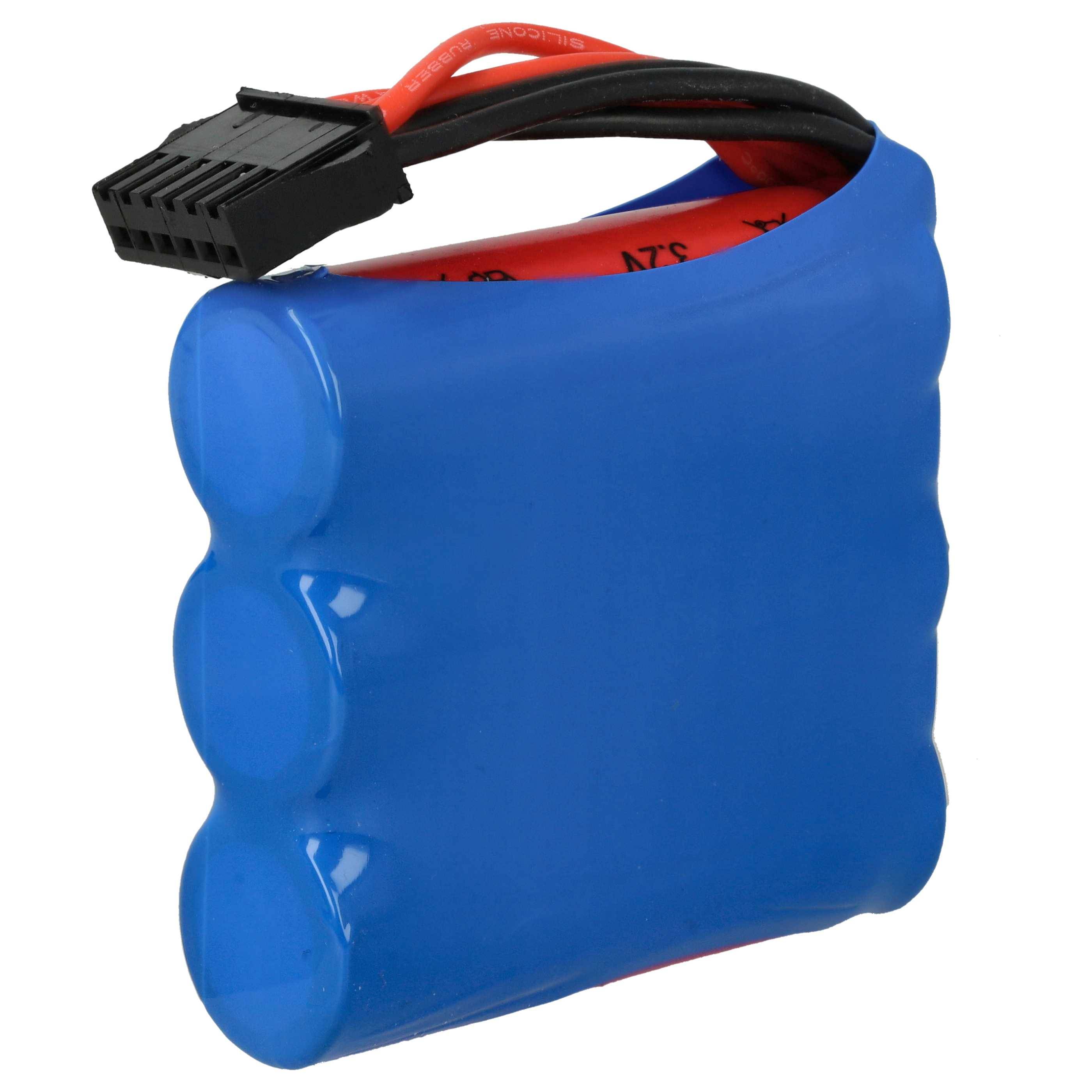 vhbw Akku kompatibel mit GPToys Foxx 9116 | 9115, 9120, S912, S911, 9117 Modellbau (800mAh, 9,6V, Li-Ion, 54 x 48 x 16,5-1