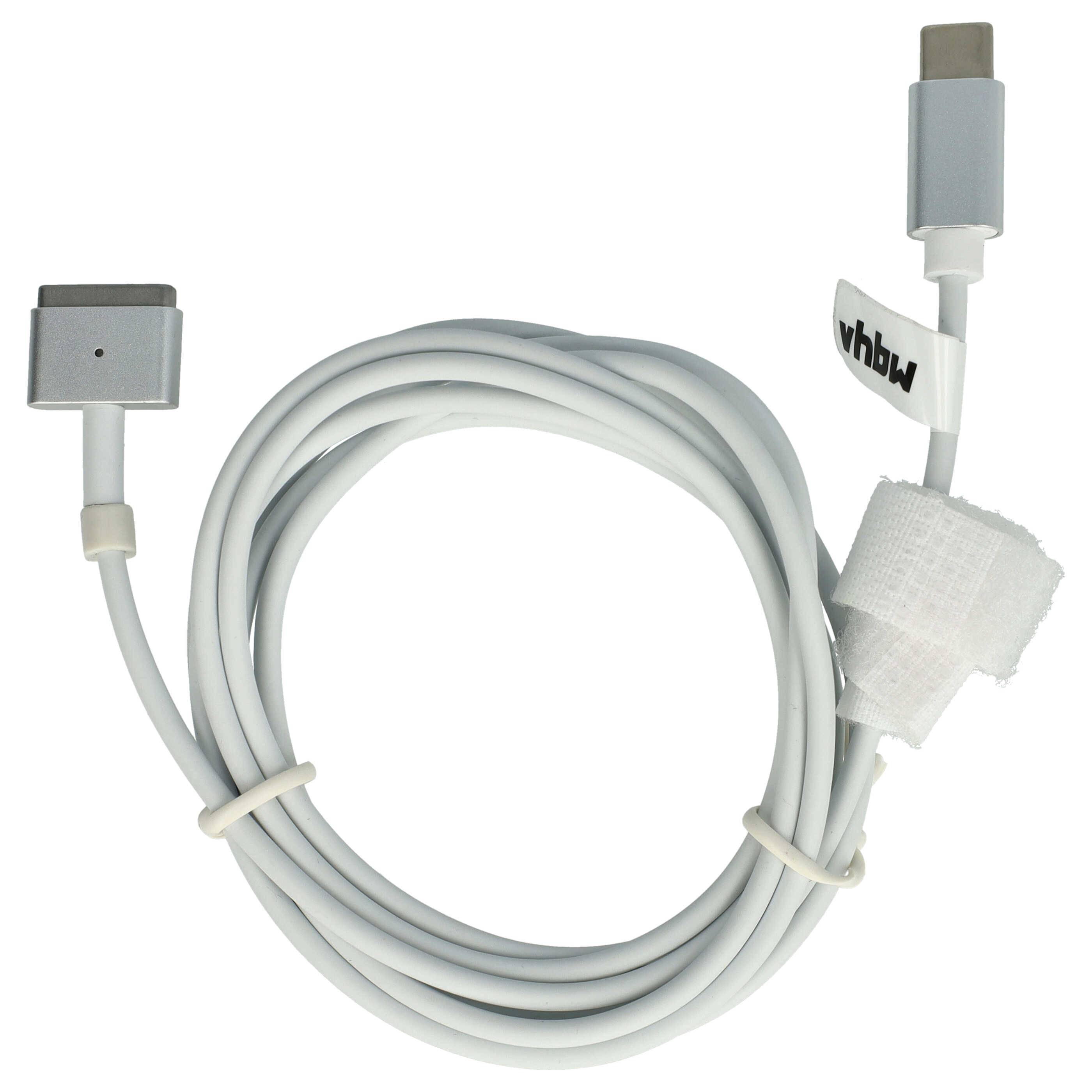 vhbw Adapterkabel USB Typ C auf MagSafe 2 kompatibel mit Apple MacBook Air 13" (2012 - 2017) Notebook, Laptop - 170 cm-0