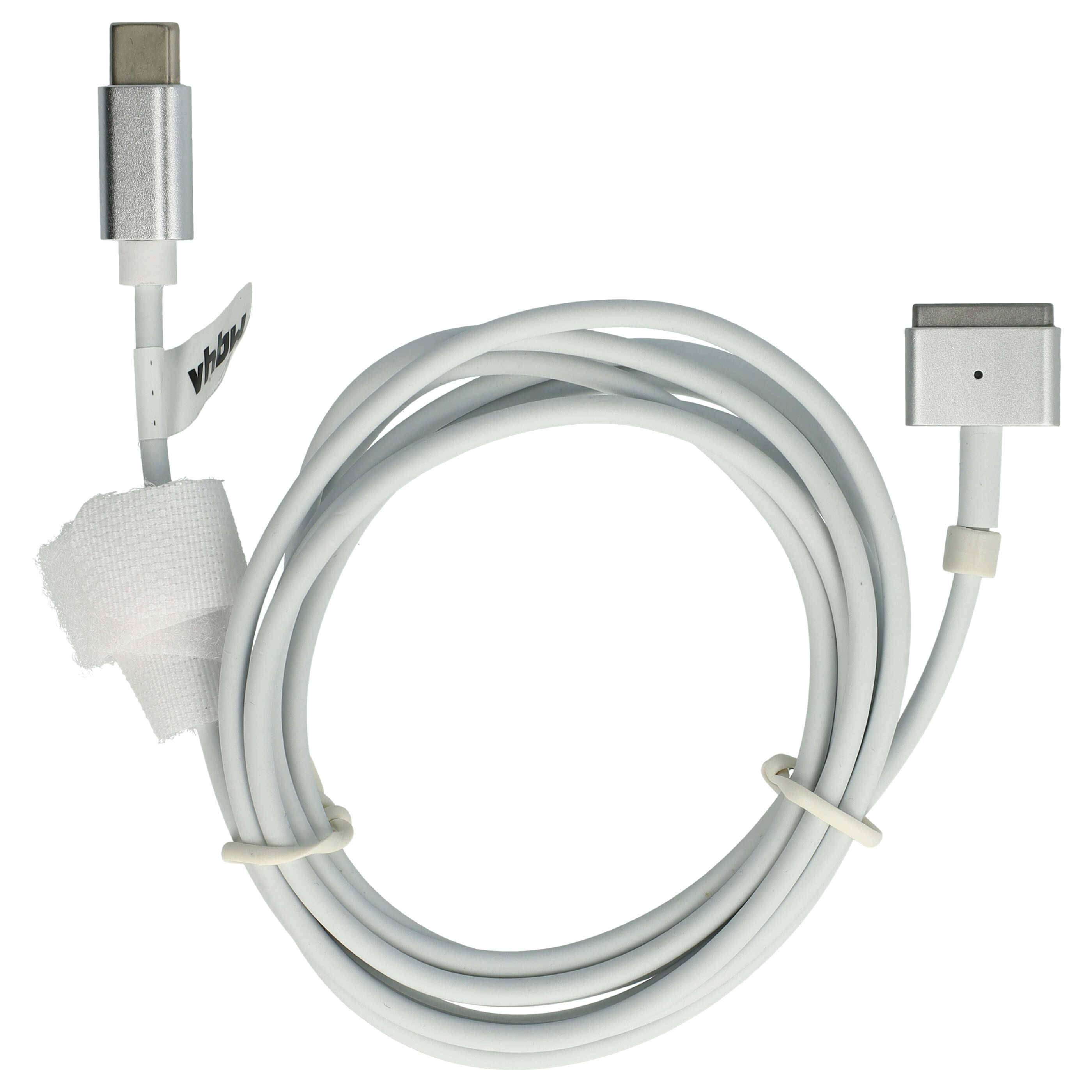 vhbw Adapterkabel USB Typ C auf MagSafe 2 kompatibel mit Apple MacBook Air 13" (2012 - 2017) Notebook, Laptop - 170 cm-1