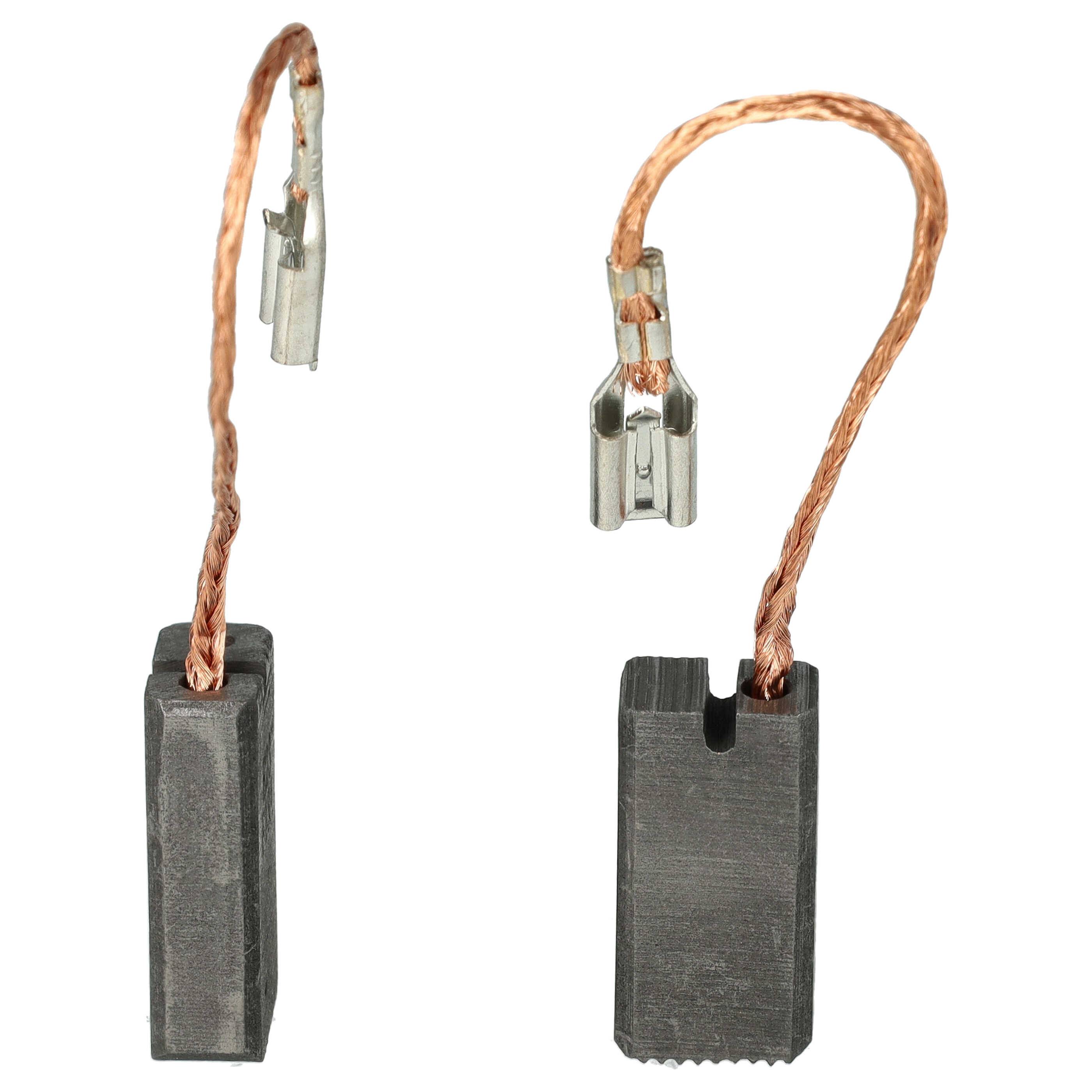 vhbw 2x Kohlebürste 22,3 x 11 x 6,1 mm kompatibel mit Stihl MSE 250, MSE 210, MSE 230, MSE 190C-Q Elektrowerkzeug-0