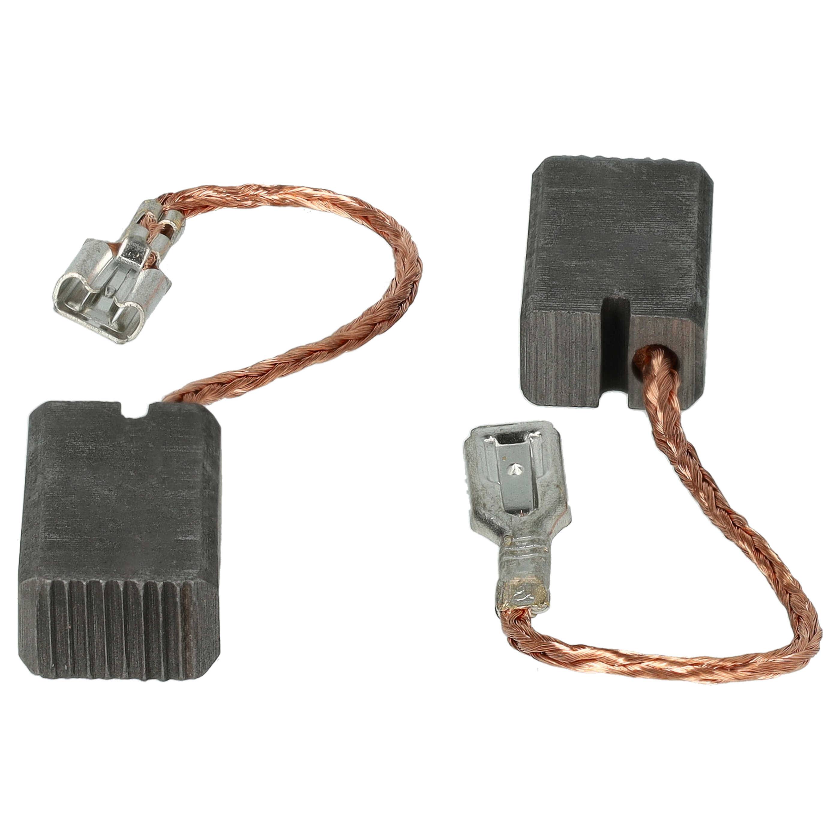 vhbw 2x Kohlebürste 22,3 x 11 x 6,1 mm kompatibel mit Stihl MSE 250, MSE 210, MSE 230, MSE 190C-Q Elektrowerkzeug-1