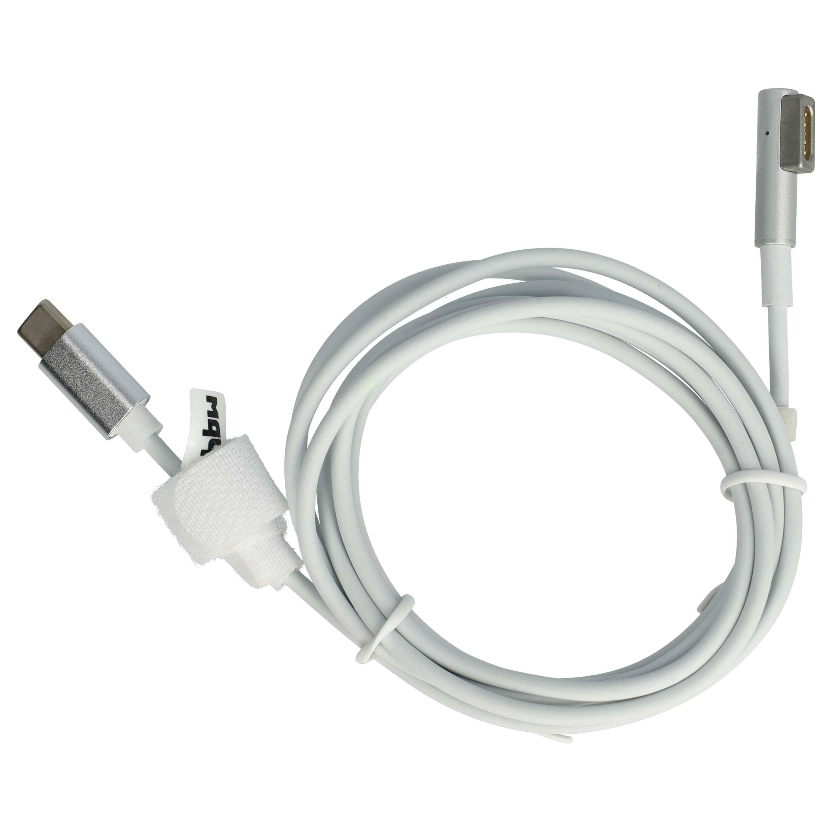 vhbw Adapterkabel USB Typ C auf MagSafe 1 kompatibel mit Apple MacBook 13.3" 2.0GHz MA700LL/A (Ende '06) Notebook-0