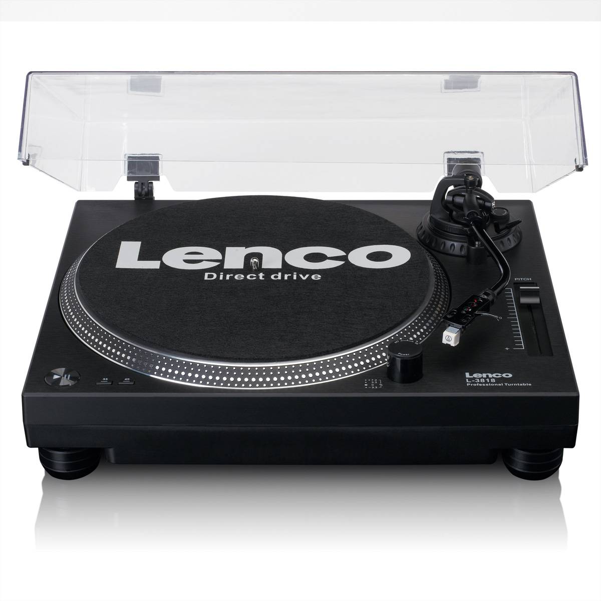 Lenco L-3818 - Plattenspieler - Schwarz-0