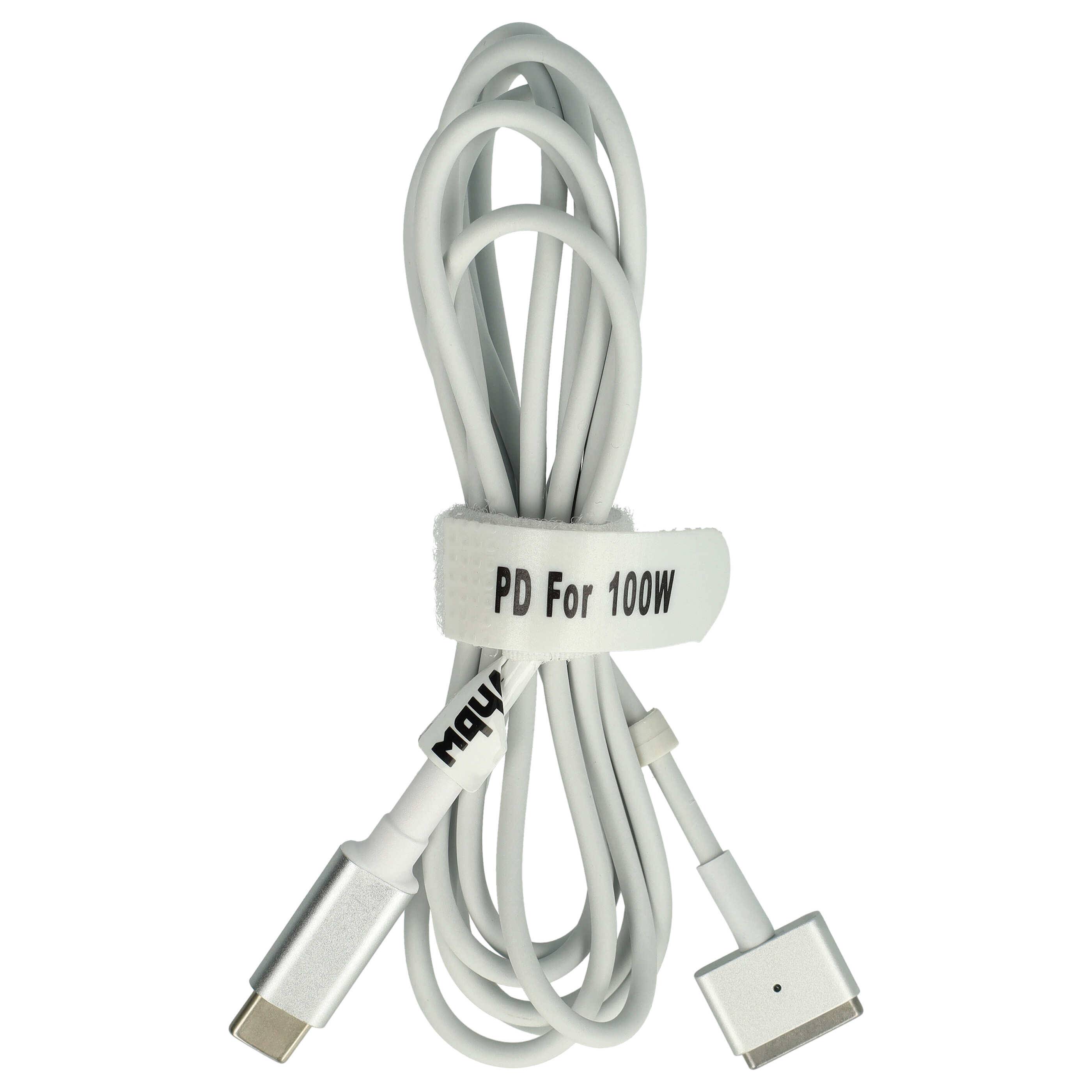 vhbw Adapterkabel USB C - MagSafe 2 kompatibel mit Apple Macbook Pro 15" | (Ende 2012 - 2017) Notebook Laptop - 170 cm-1
