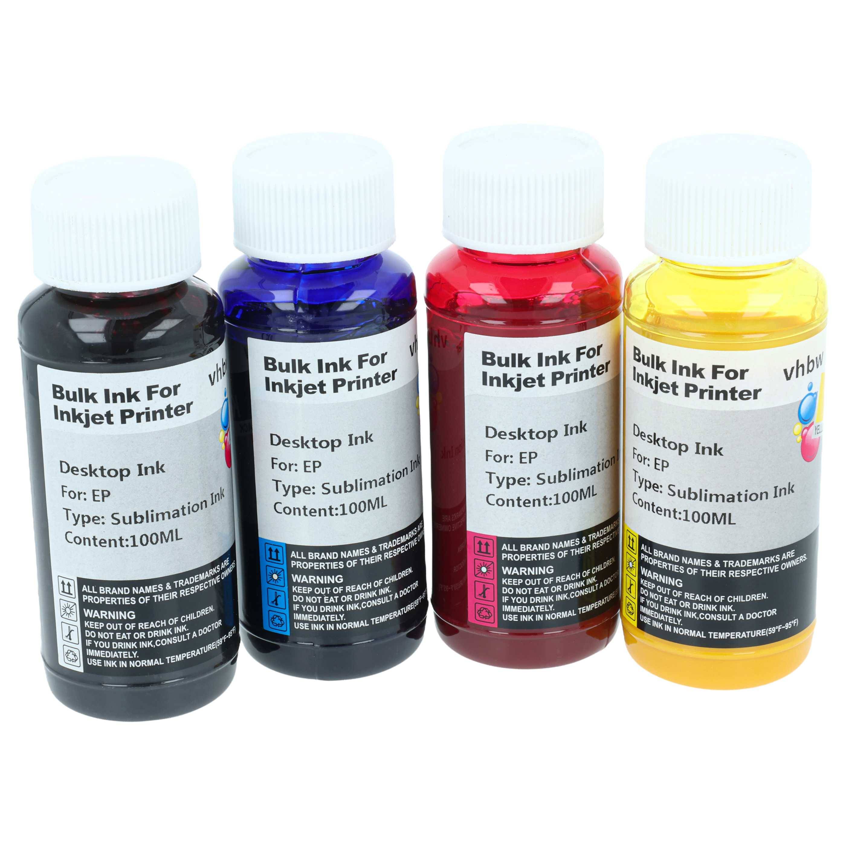 vhbw 4x Sublimationstinte kompatibel mit Ricoh Aficio SG 7100 Sublimationsdrucker - Refillset Cyan, Magenta, Yellow-3