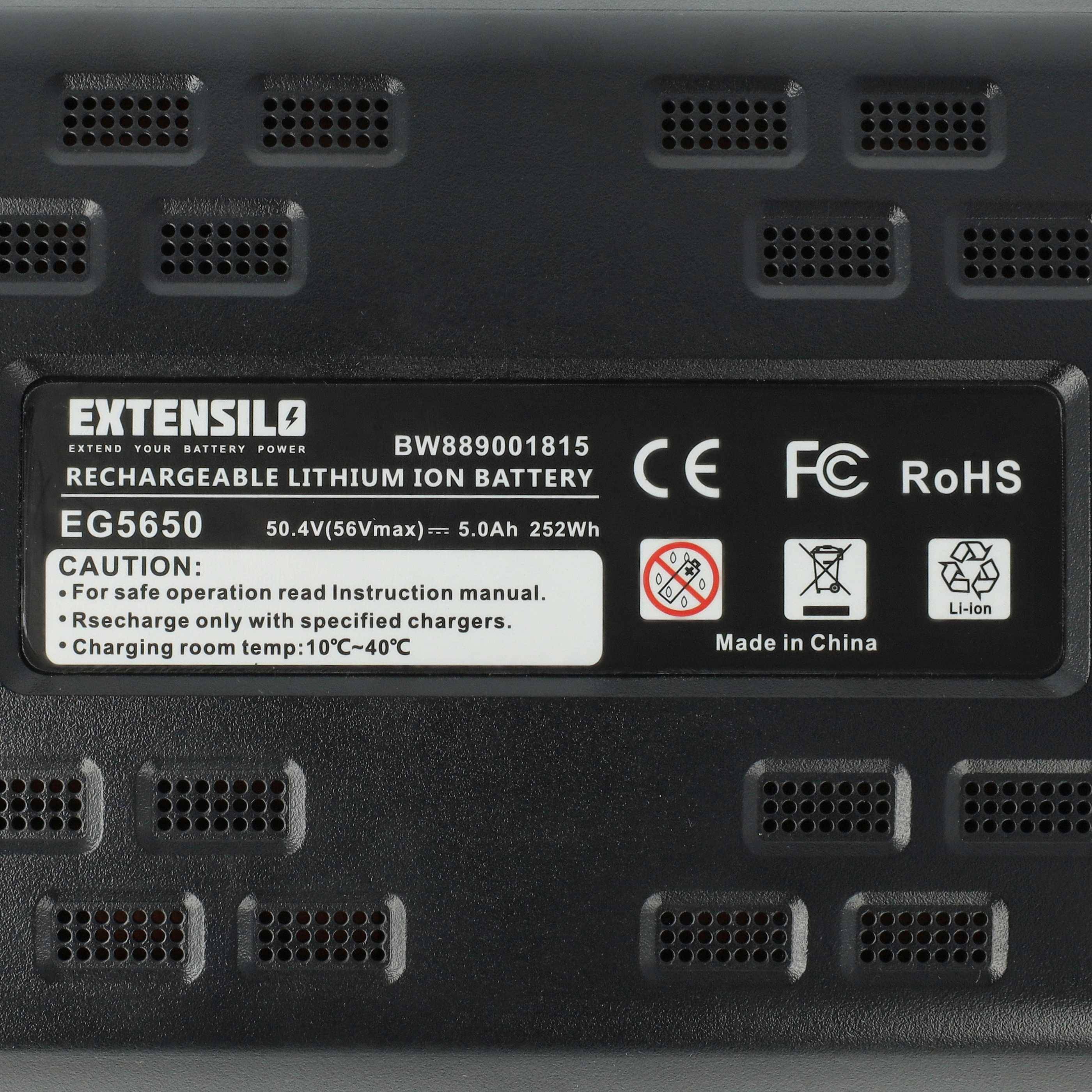 EXTENSILO Akku kompatibel mit EGO SNT2102 | PSA1000, LM2135SP, LM2142SP, PH1400, SNT2100 Rasenmäher Akku-Gartengerät-3