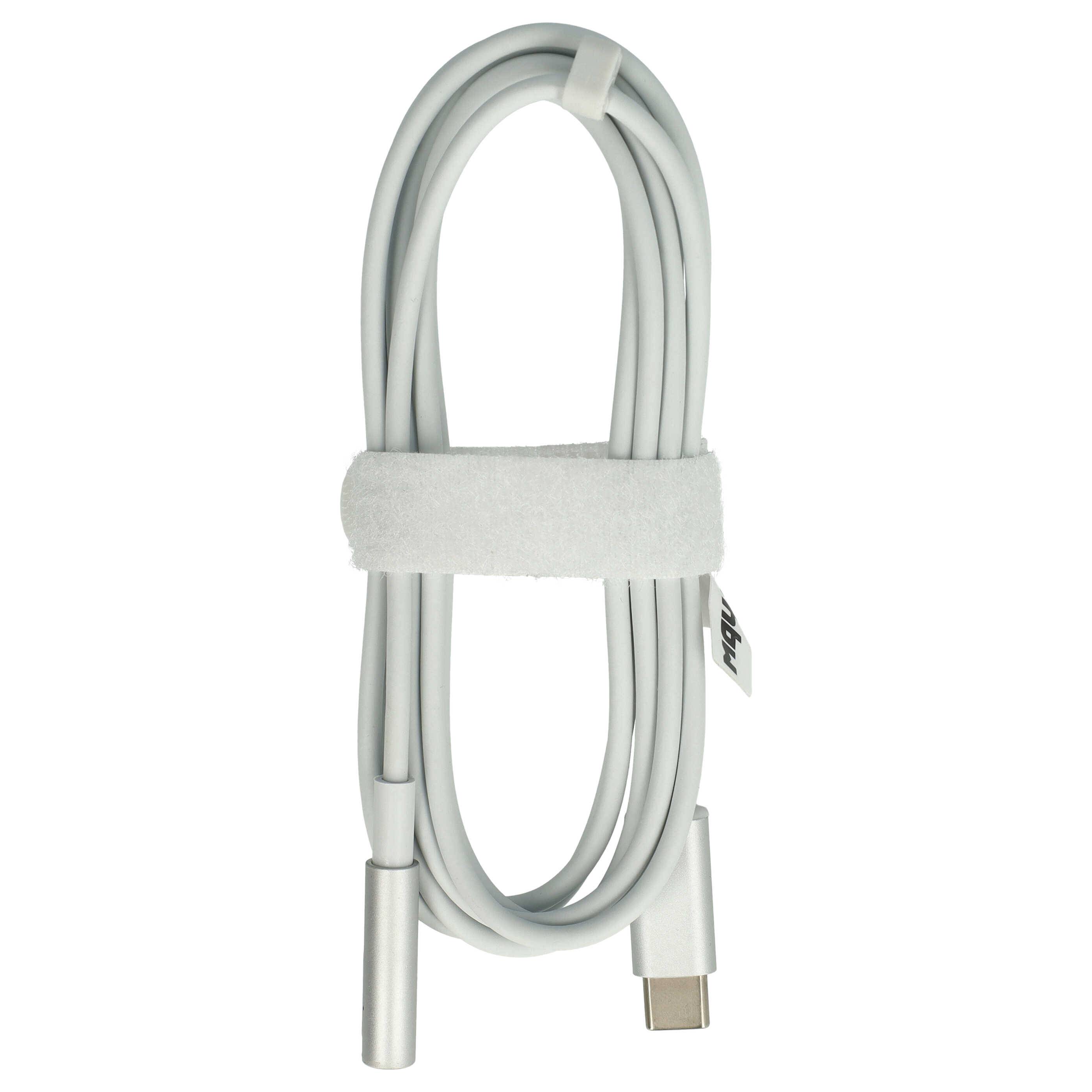 vhbw Adapterkabel USB Typ C auf MagSafe 1 kompatibel mit Apple MacBook Air 11", 13" Notebook, Laptop - 175 cm, 100 W-1