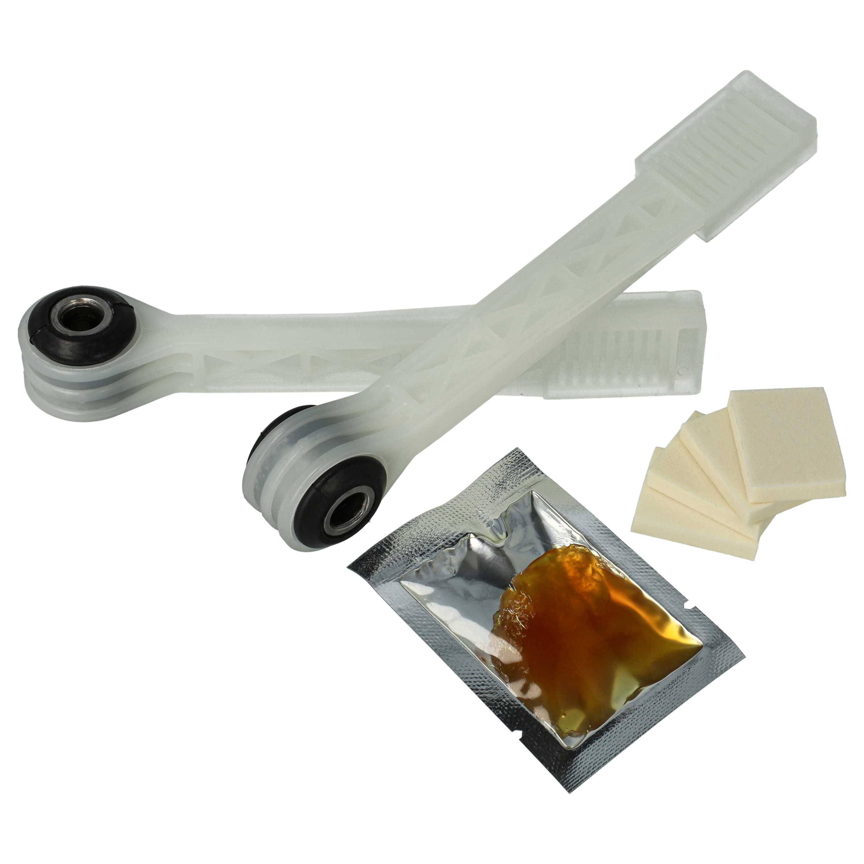 vhbw 2x Stoßdämpfer kompatibel mit Balay 3TS9985 | 3TS998B, 3TW9104B, 3TS9970, 3TS998C, APLUSA, 3TS995BD, 3TW984B