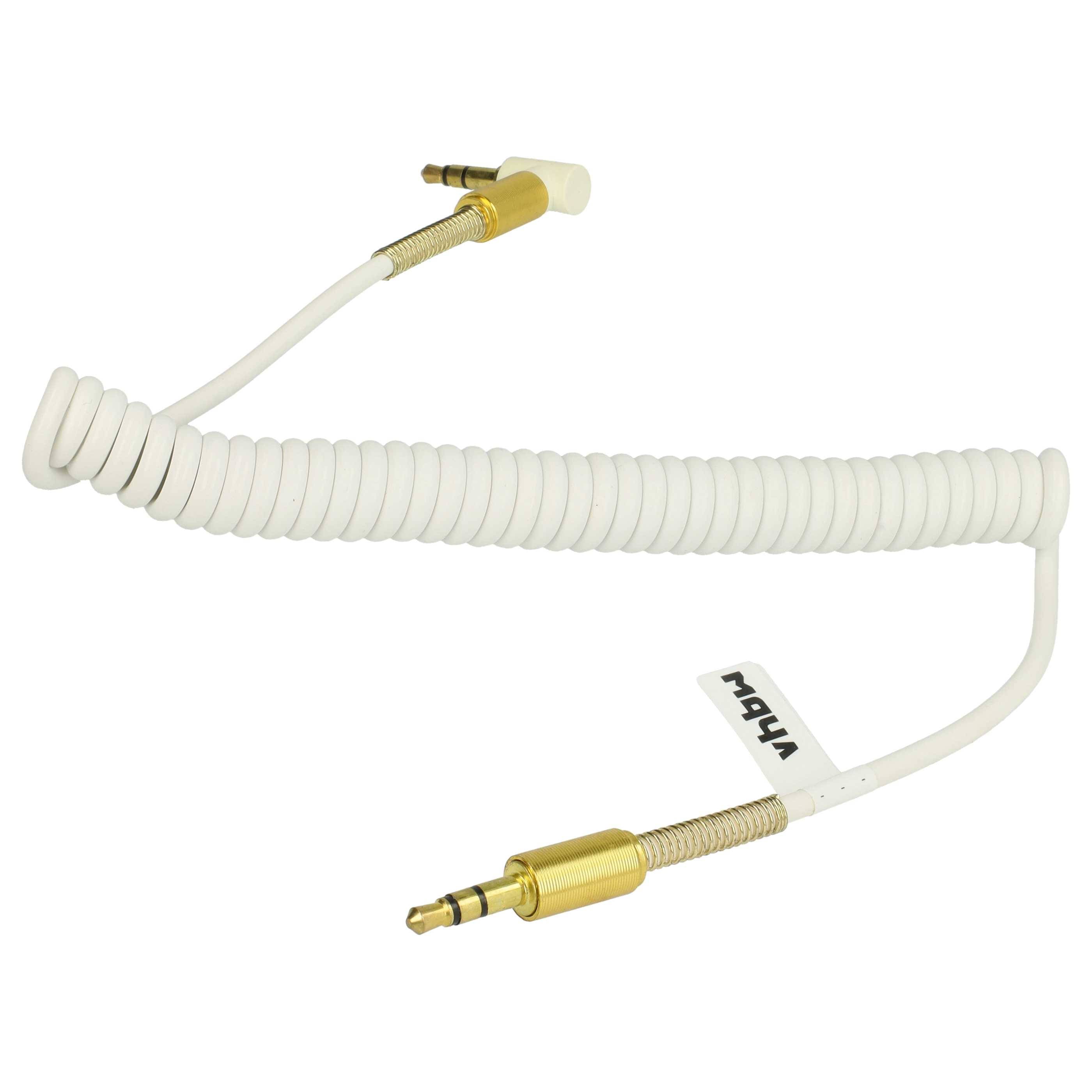 vhbw Stereo Audio Kabel Adapter kompatibel mit Sony MDR-10R | 1ADAC Kopfhörer - 3,5 mm auf 3,5 mm Klinkenstecker-0