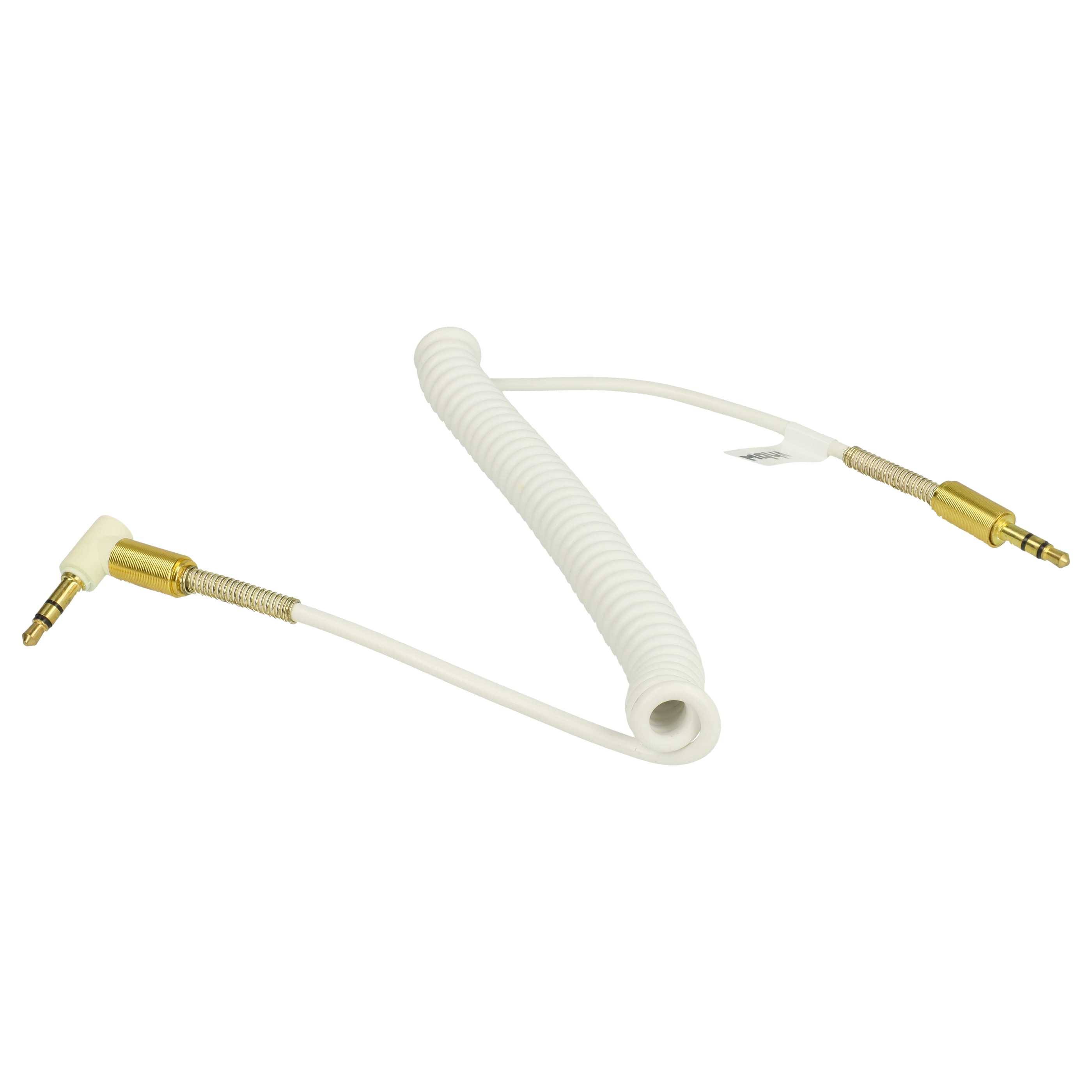 vhbw Stereo Audio Kabel Adapter kompatibel mit Sony MDR-10R | 1ADAC Kopfhörer - 3,5 mm auf 3,5 mm Klinkenstecker-3
