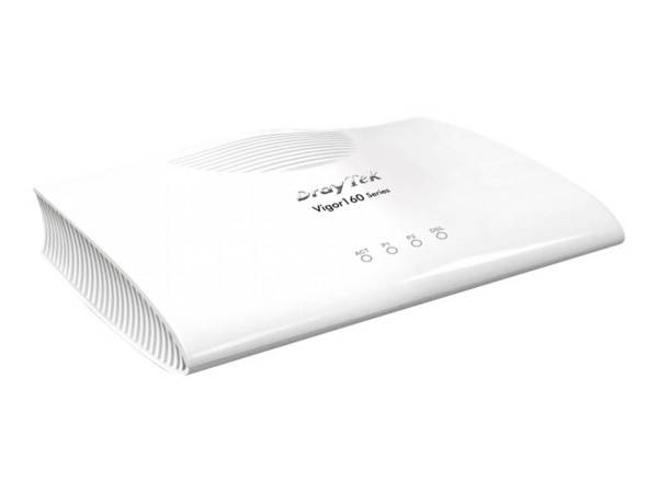Draytek Vigor 166 - Router - DSL-Modem - 2-Port-Switch - GigE - wandmontierbar