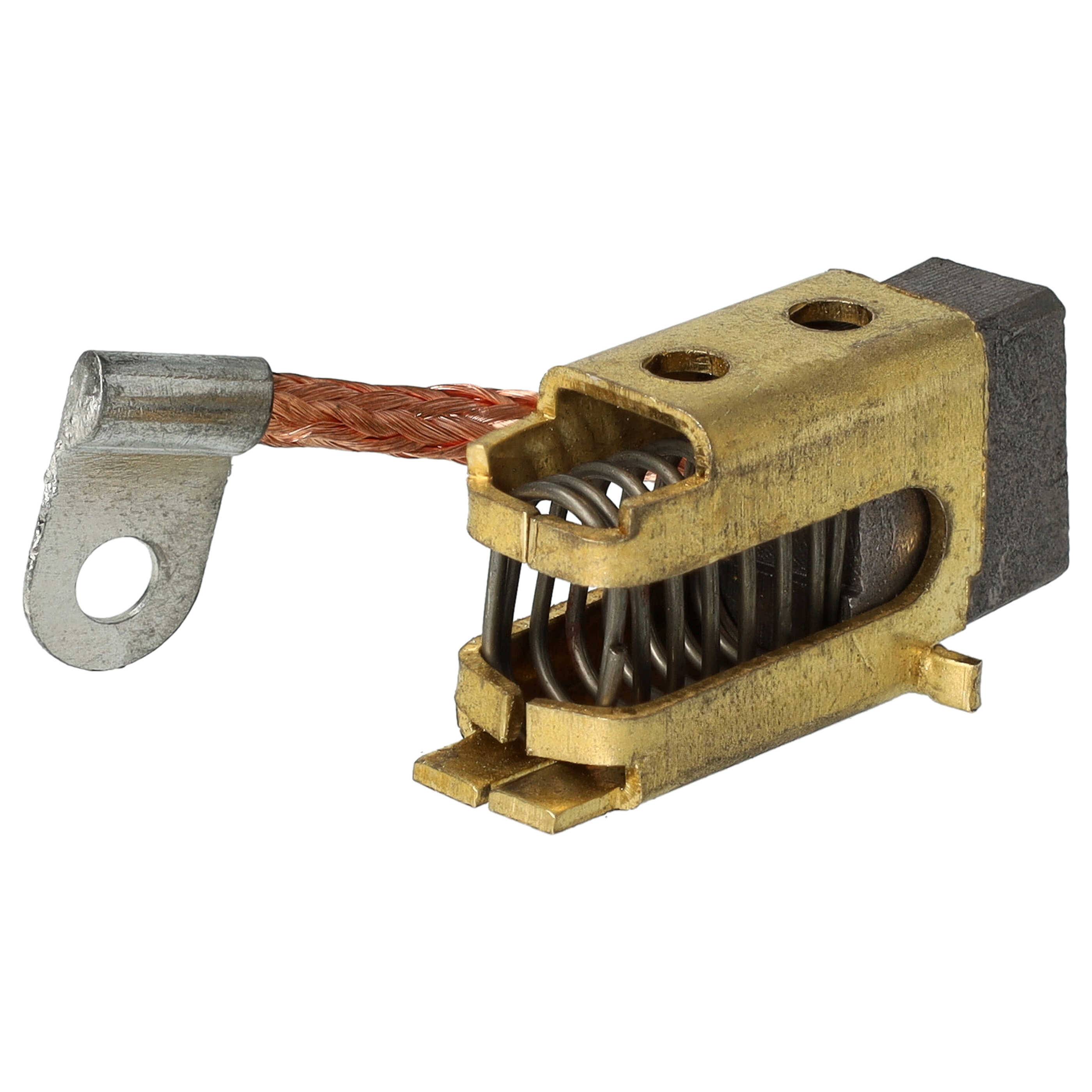 vhbw 4x Kohlebürste Motorkohle 16,2 x 15,8 x 8,9 mm kompatibel mit Iskra Mahle AMJ5723 - 11.216.211 Motoren für-3
