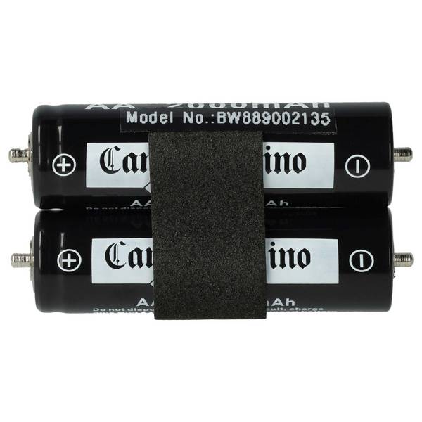 vhbw Akku kompatibel mit Panasonic ER-1610 | ER-154, ER-1611, ER160, ER1611, ER1610, ER1512 Rasierer (2000 mAh, 1,2 V