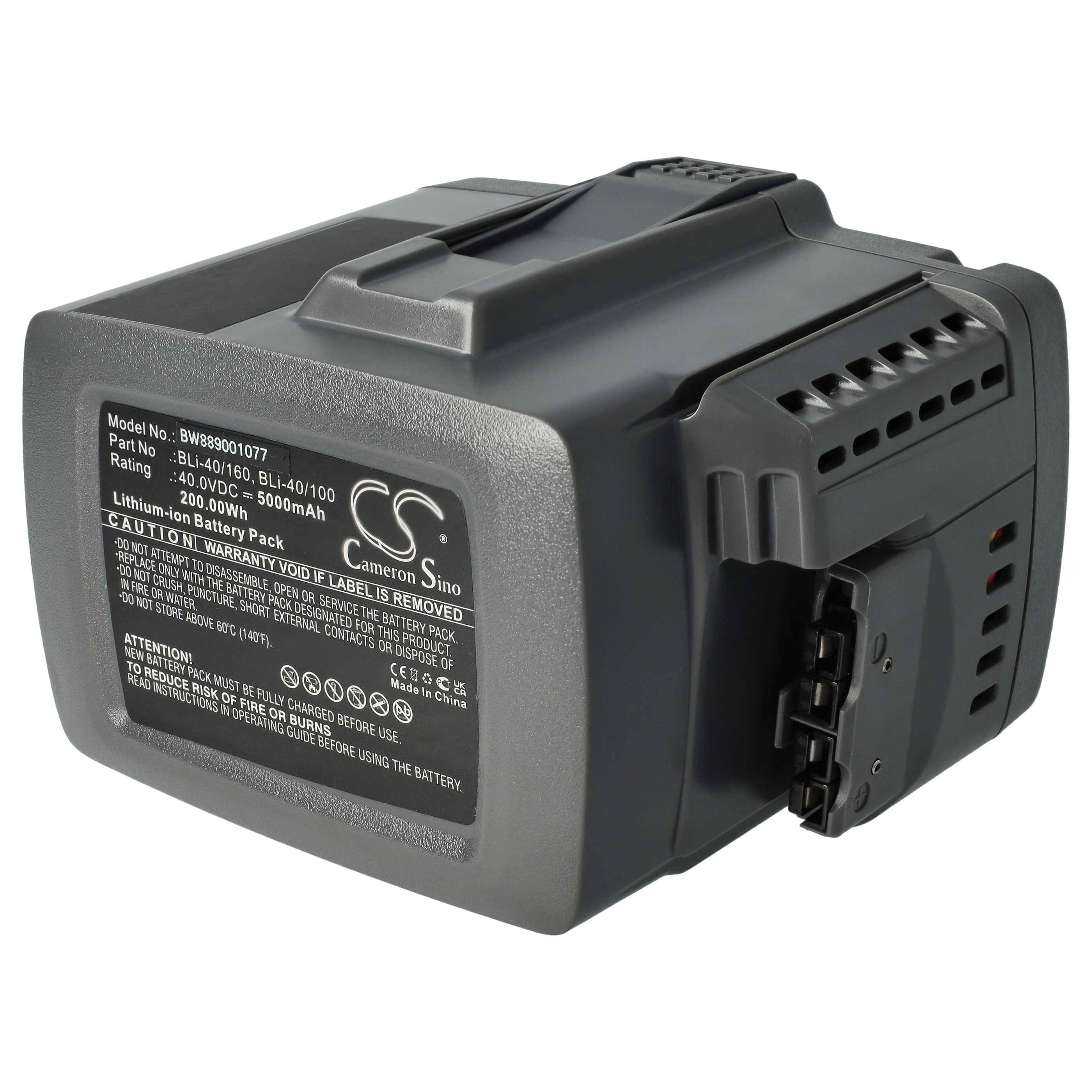 vhbw Akku kompatibel mit Gardena LC247Li | LC 353iVX, LC 347iVX, QC 330, LC 247iX, LC347VLi Rasenmäher Akku-Gartengerät-0