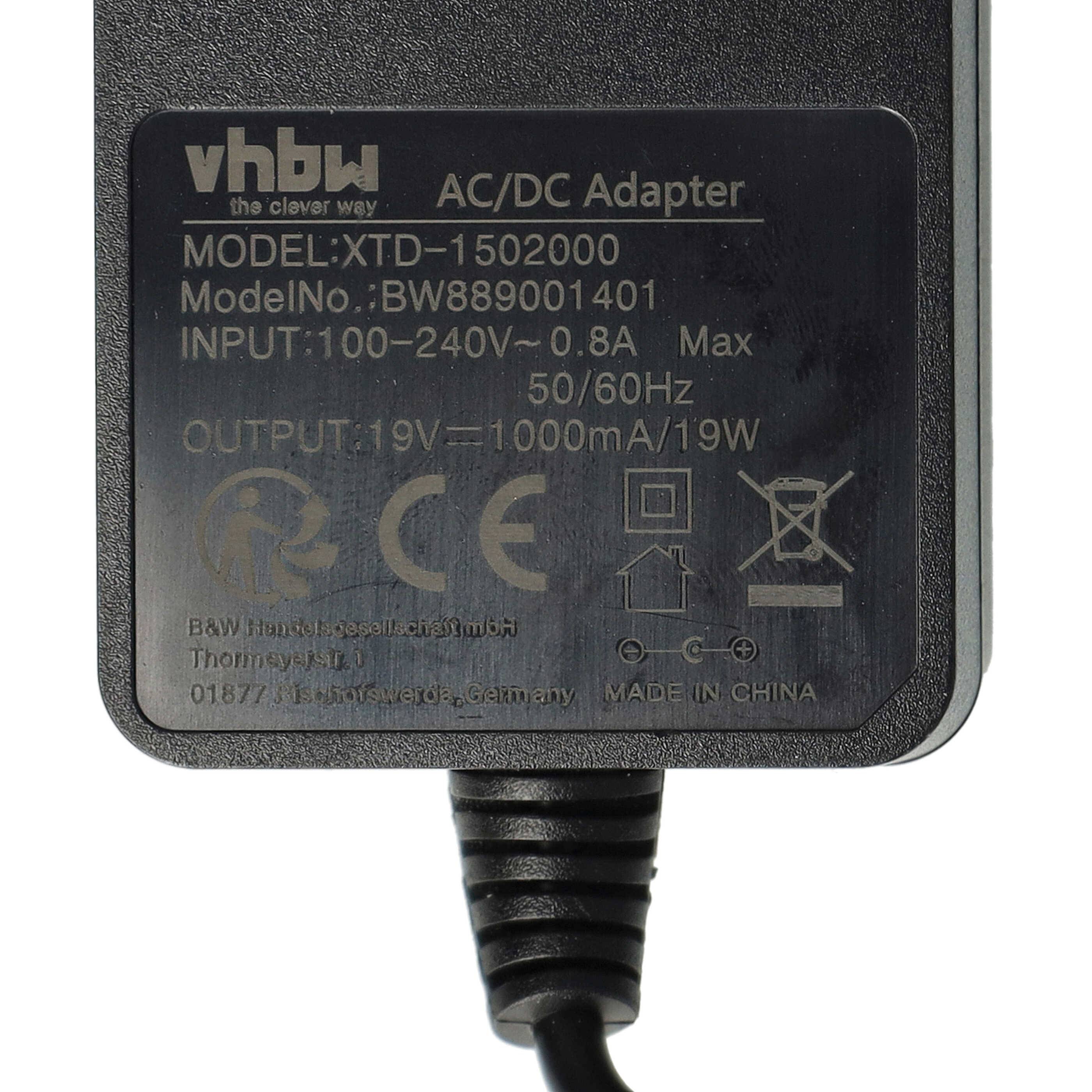 vhbw Ladegerät kompatibel mit Rowenta AI RR7877 | AI RR7875, RR7875WH, RR7865WH, R9067WH, AI RR9067, RR7755WH, RR7747WH-4