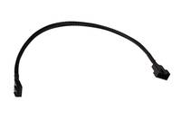 Lüfterkabel 4-Pin auf Verlängerung 30cm - schwarz-0