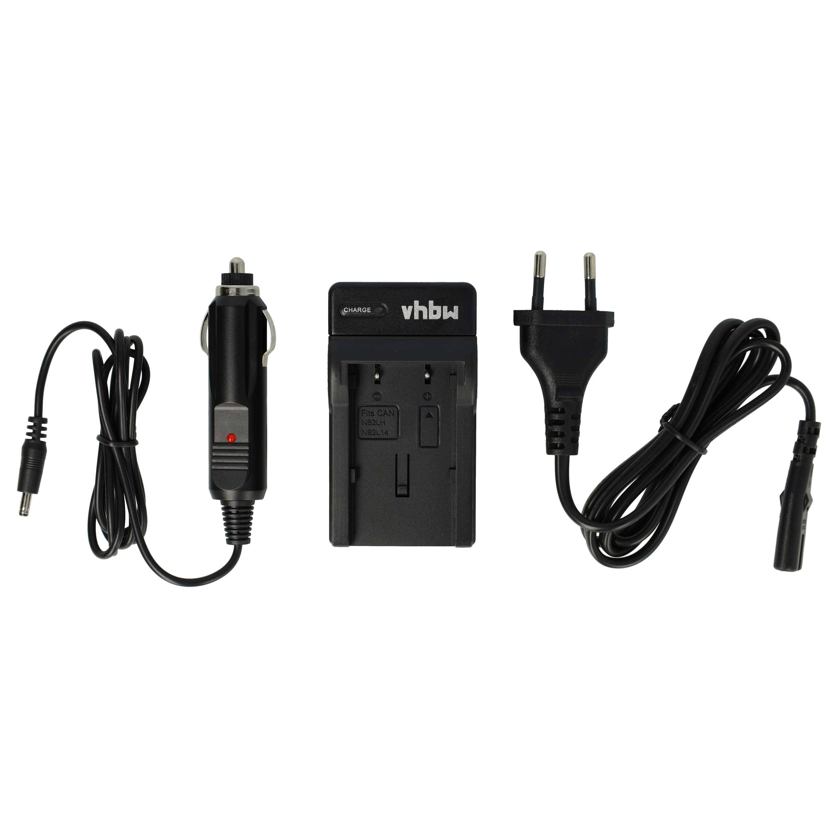 vhbw Ladegerät kompatibel mit Canon Legria MV901 | MVX200i, MVX250, MVX25i Kamera Camcorder/Akku - Ladeschale-0