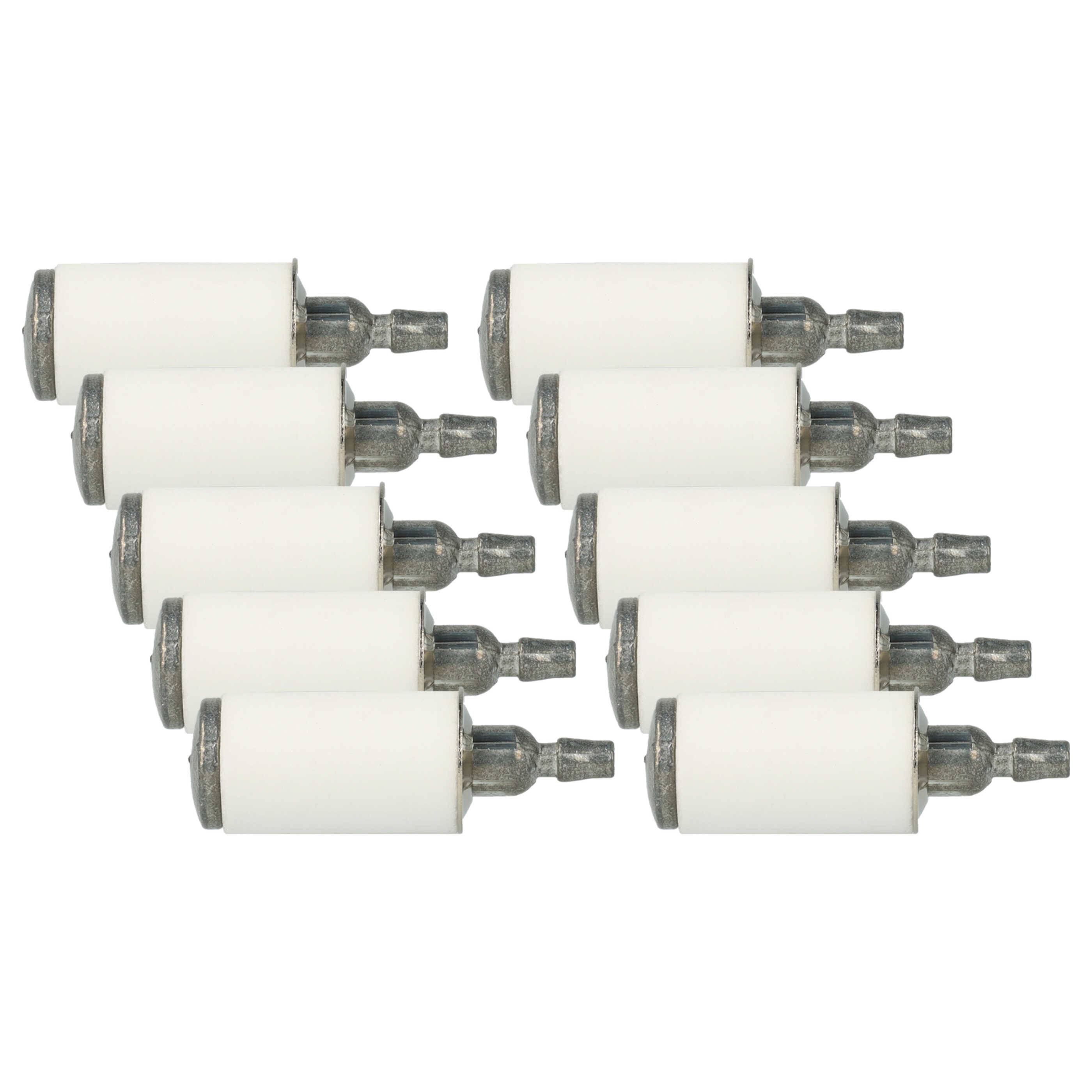 vhbw 10x Kraftstofffilter kompatibel mit Craftsman 358352162 | 358352161, 358352180 Gartengeräte z.B. Motorsäge-0