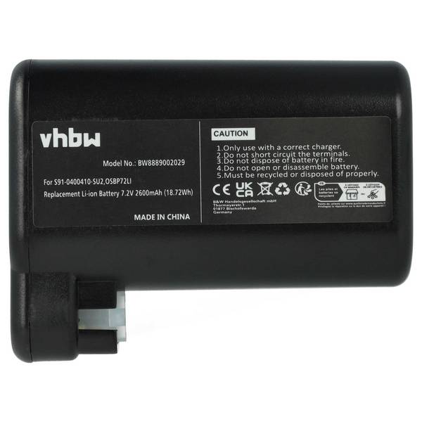 vhbw Akku kompatibel mit AEG 900277268 | 900258195, 900277283, 900277479, 900277478, 900277483 Saugroboter (2600 mAh, 7