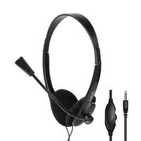 LogiLink Stereo-Headset, 1x 3,5-mm-Klinkenstecker, Bügelmikrofon, Eco-Box-0